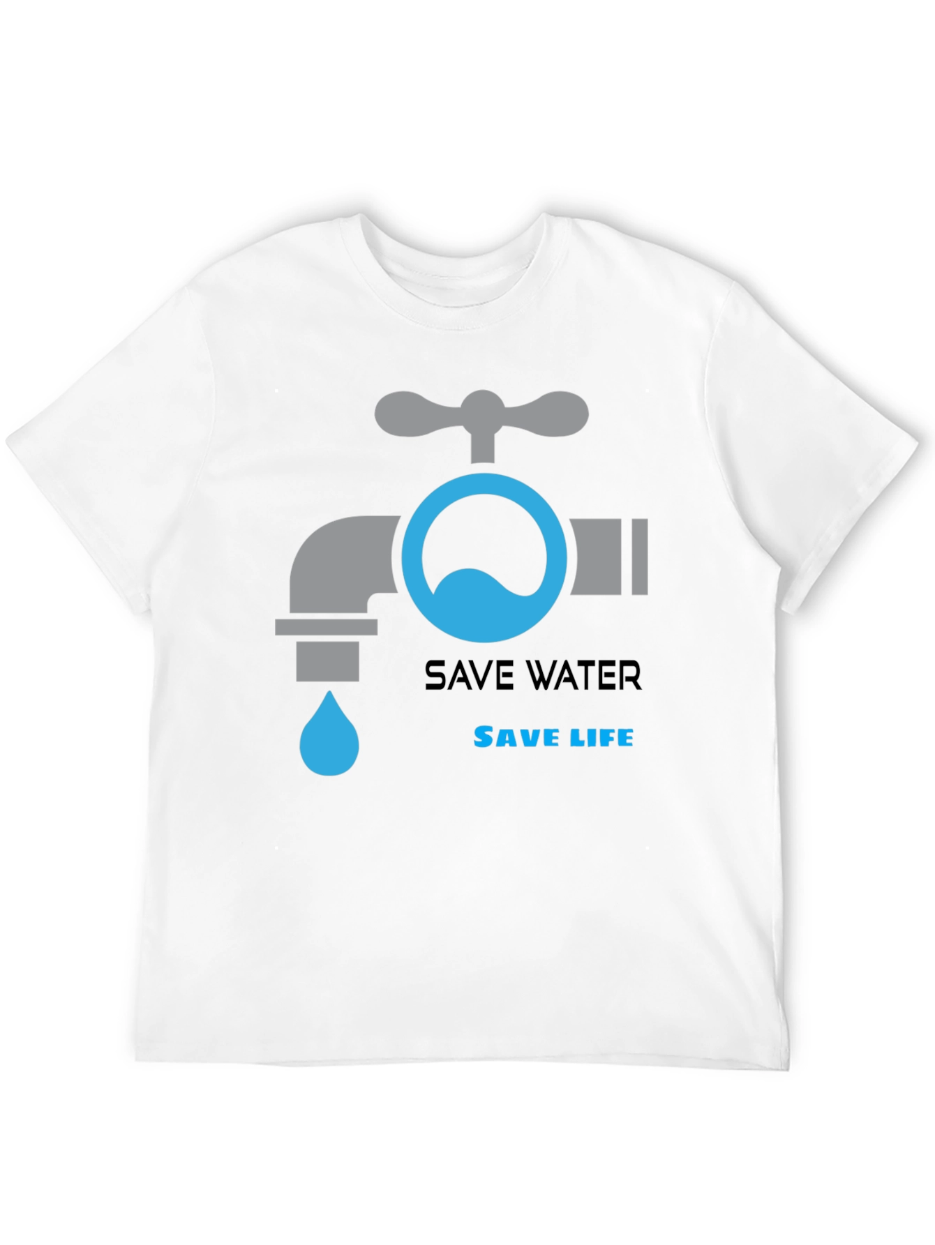 Save Water Save Life Graphic T-Shirt