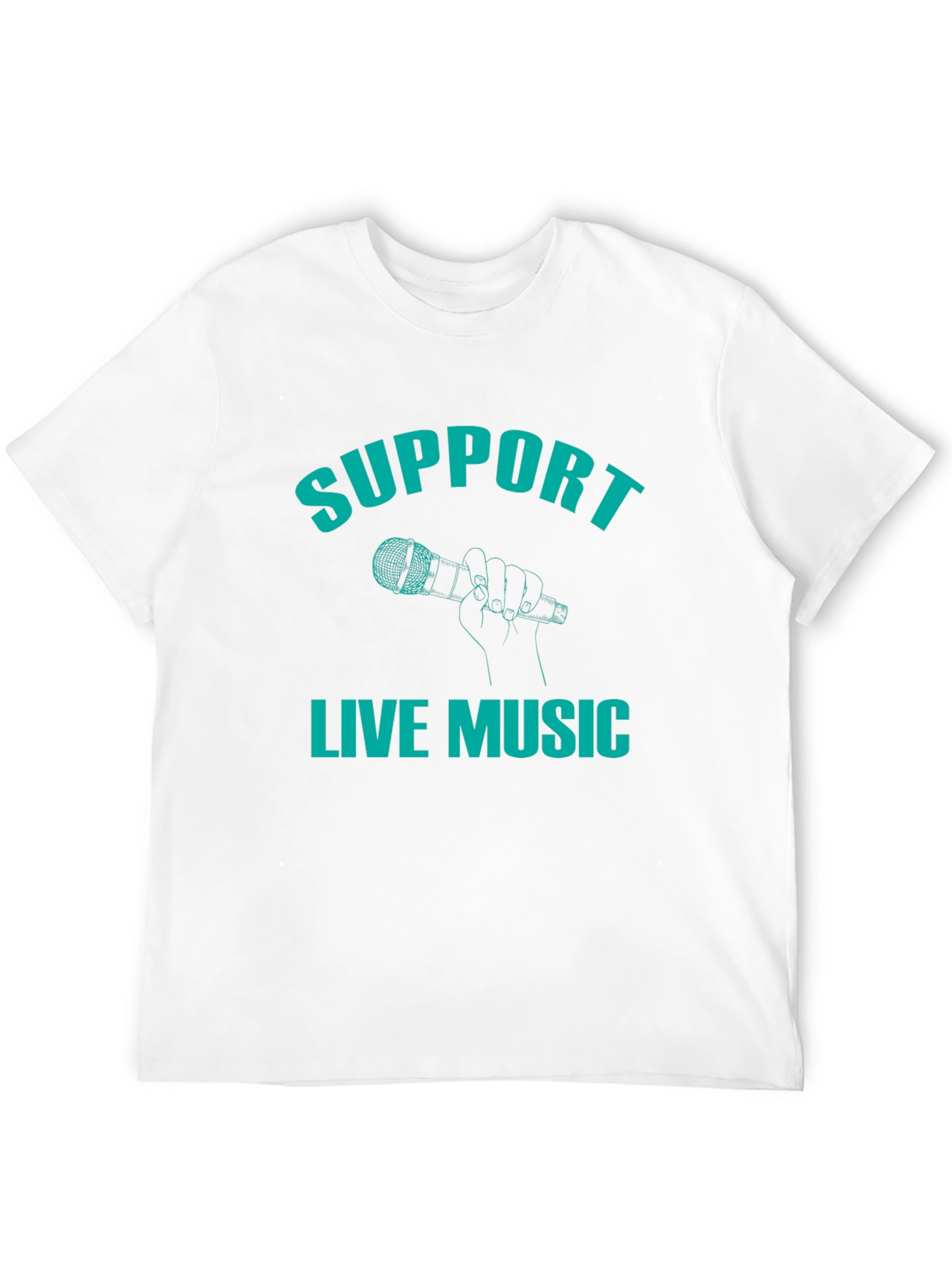 Support Live Music Graphic Tee