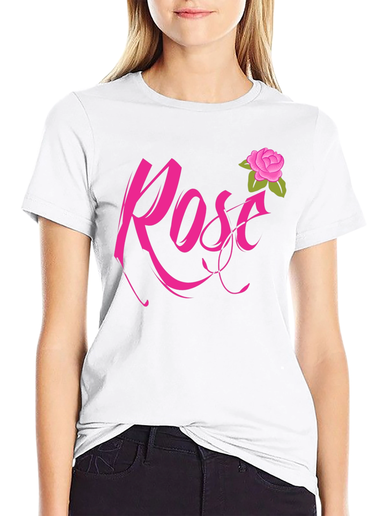 Rose Graphic Tee - Stylish Casual Wear