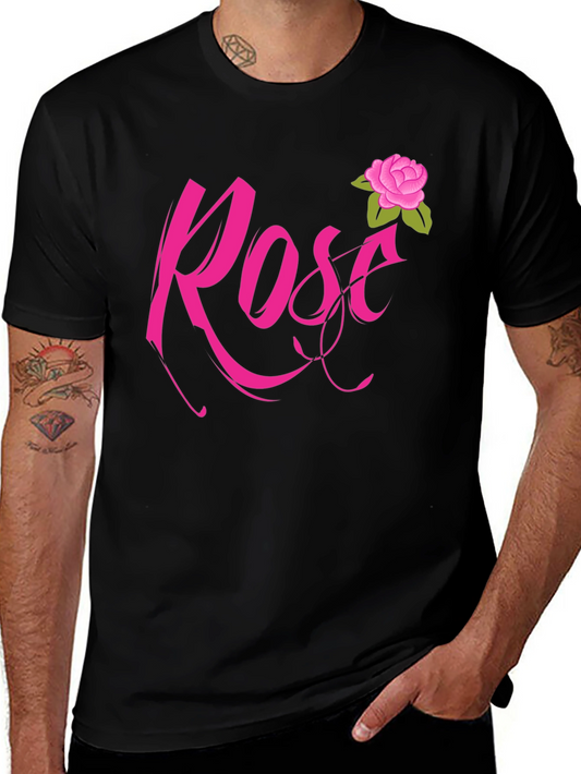 Rose Graphic Tee - Stylish Casual Wear