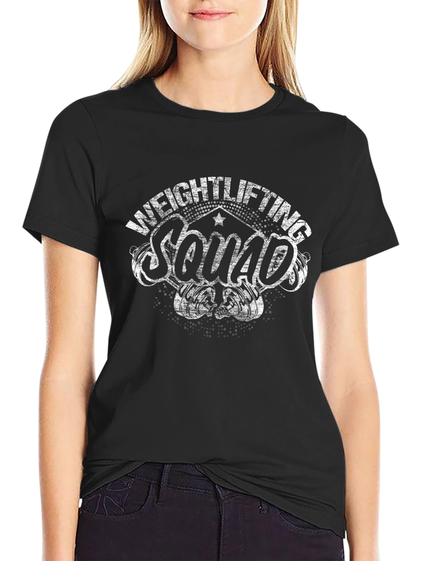 Weightlifting Squad Black T-Shirt