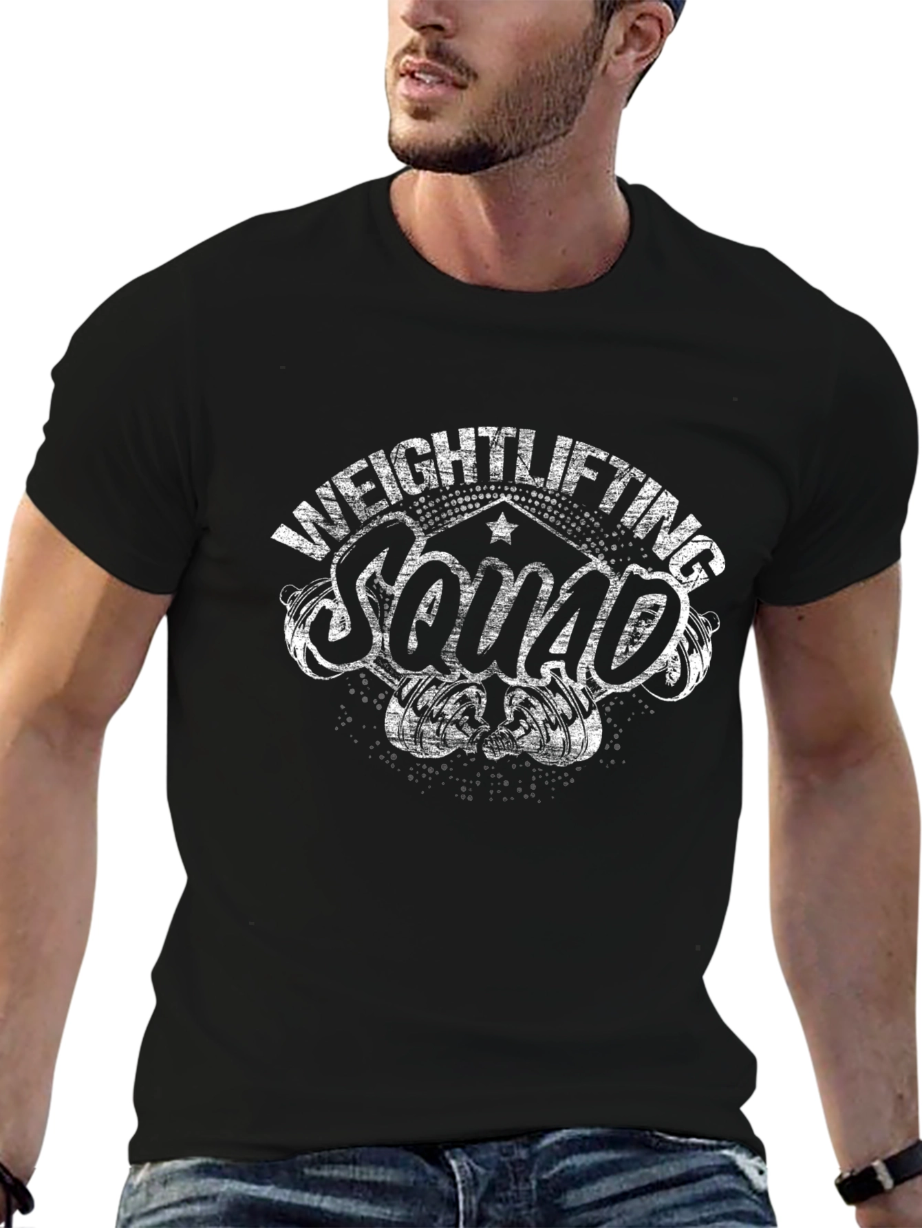 Weightlifting Squad Black T-Shirt