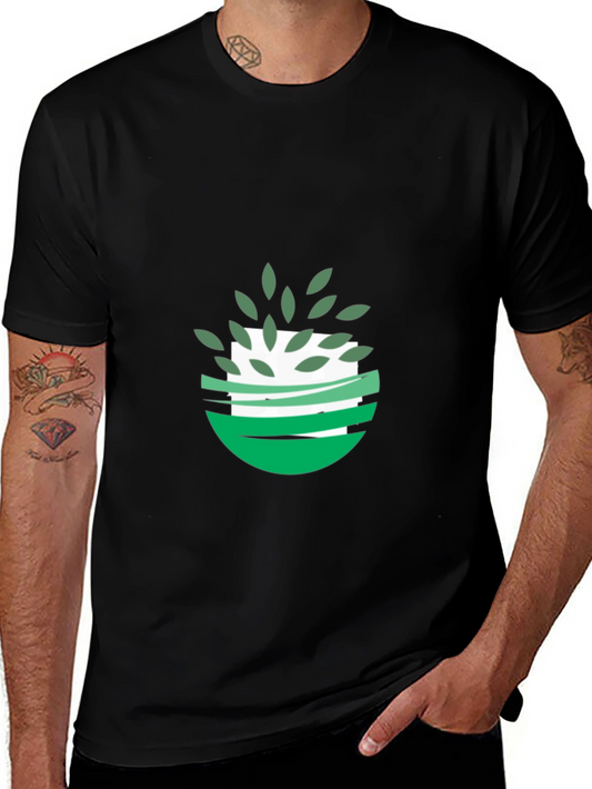 Eco-Friendly Graphic Tee - Black