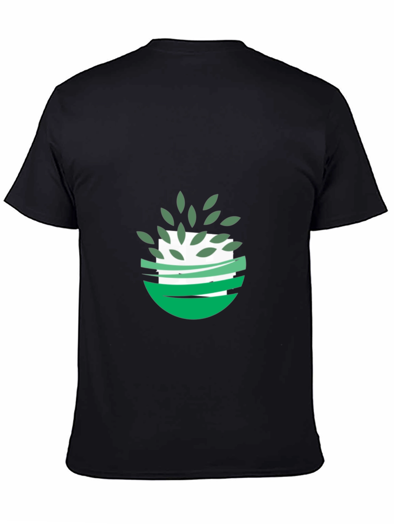 Eco-Friendly Graphic Tee - Black