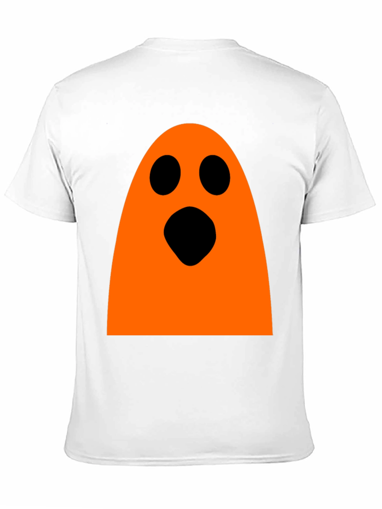 Halloween Ghost Graphic Tee - Black