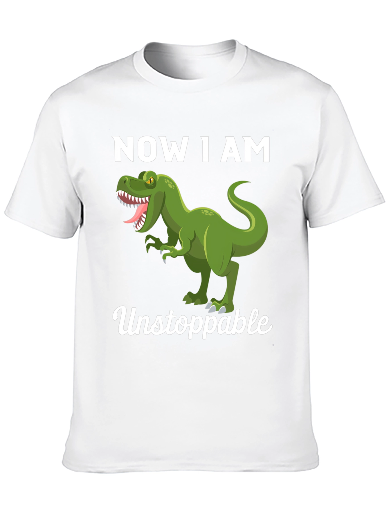 Dinosaur Now I am Unstoppable Graphic Tee