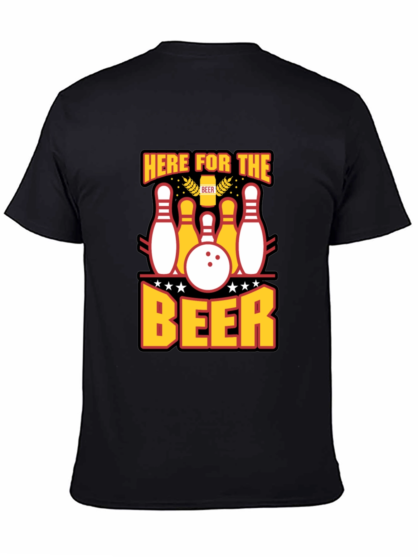 Here for the Beer Bowling T-Shirt