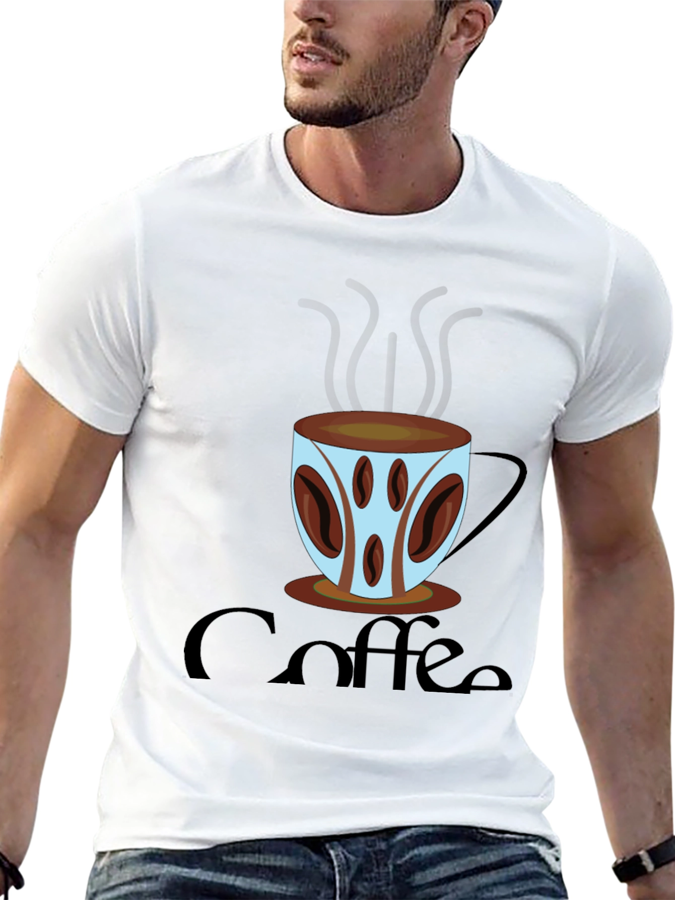Coffee Cup Graphic Tee - Stylish & Comfortable