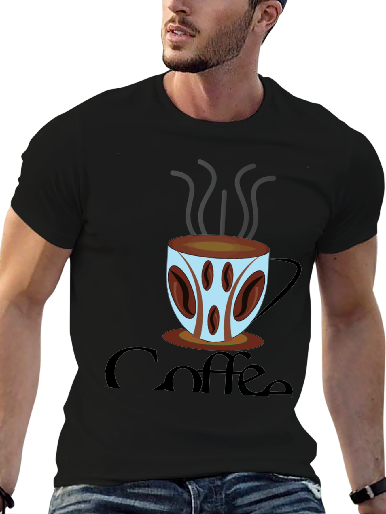 Coffee Cup Graphic Tee - Stylish & Comfortable