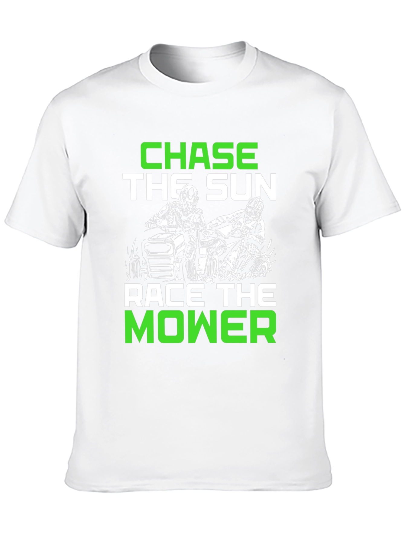 Chase the Sun Race the Mower Black T-Shirt