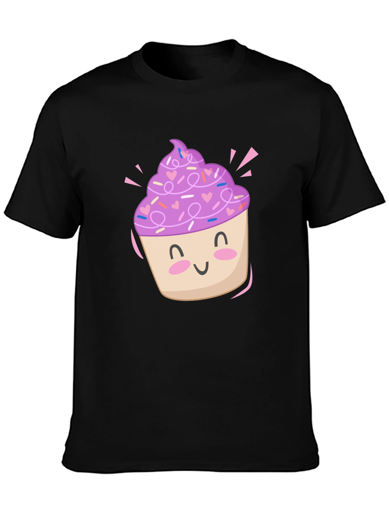 Cute Cupcake Graphic Tee - Sweet Style