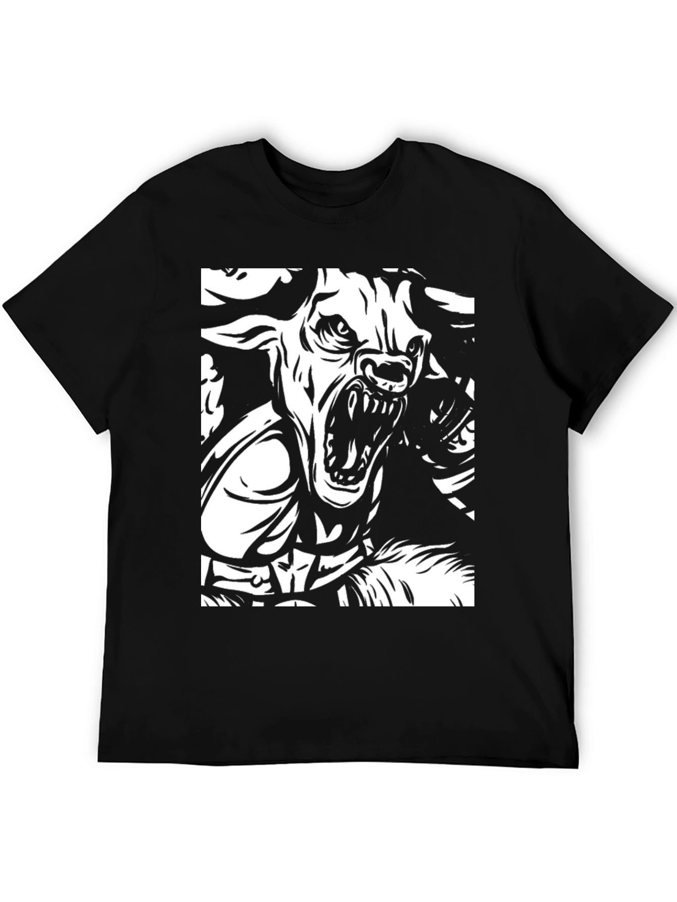 Minotaur Graphic Tee - Black