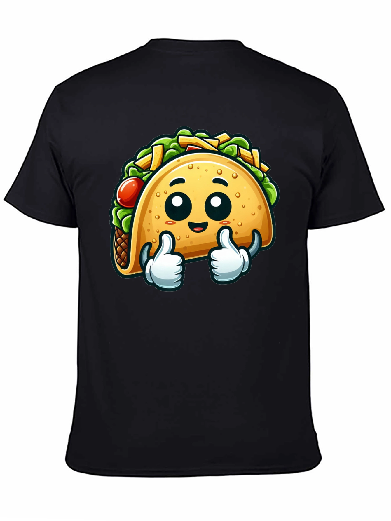 Funny Taco Cartoon Graphic T-Shirt