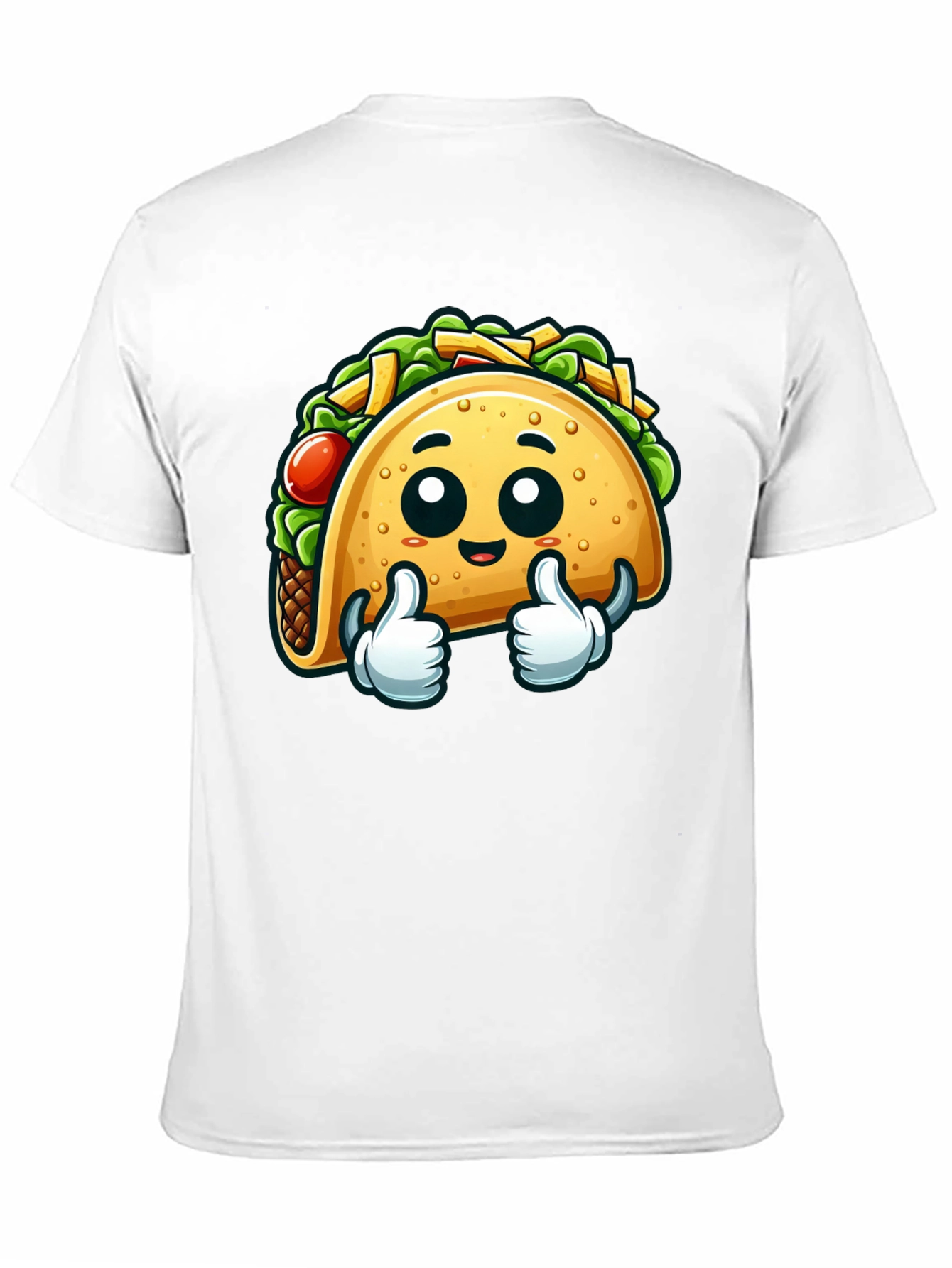 Funny Taco Cartoon Graphic T-Shirt