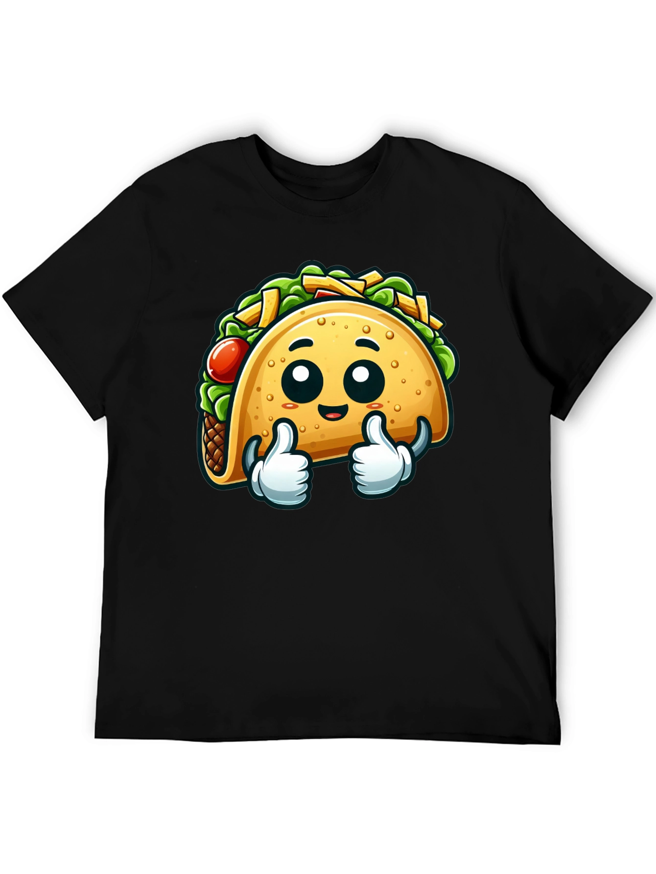 Funny Taco Cartoon Graphic T-Shirt