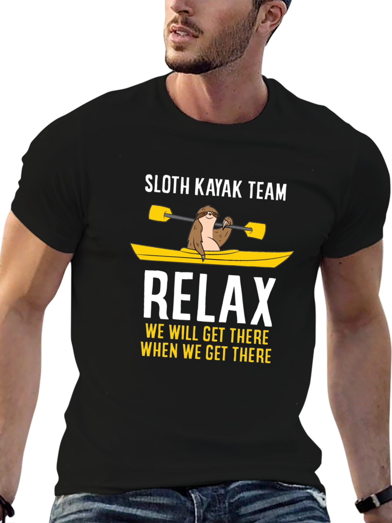 Sloth Kayak Team Relax T-Shirt