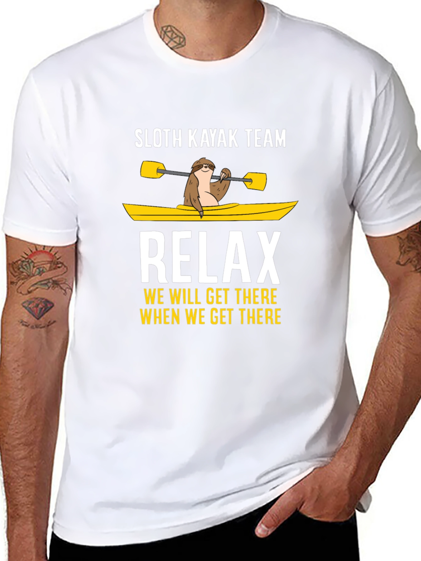 Sloth Kayak Team Relax T-Shirt