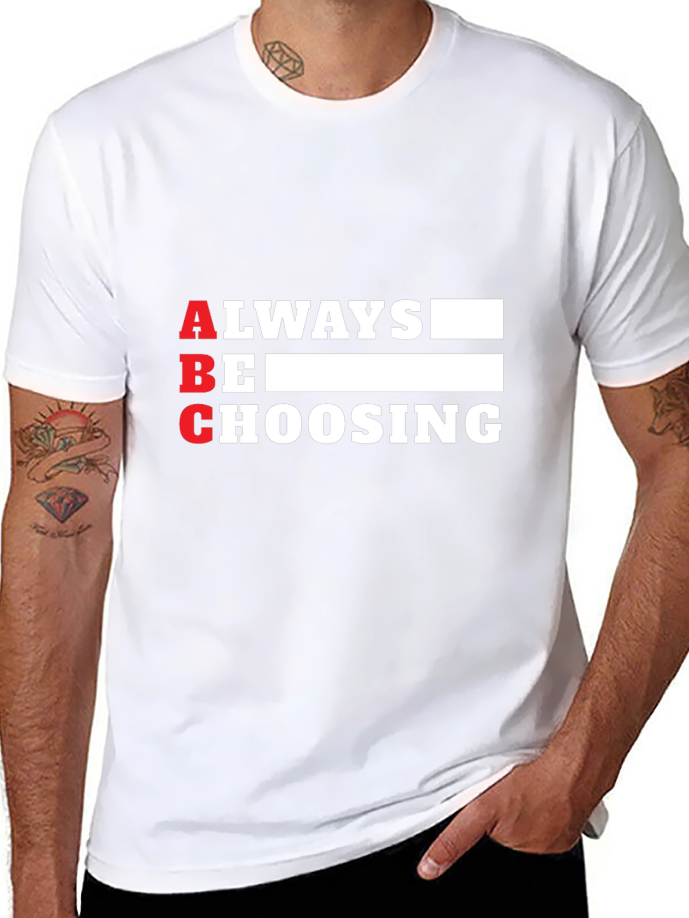 Always Be Choosing Graphic Tee - ABC T-Shirt