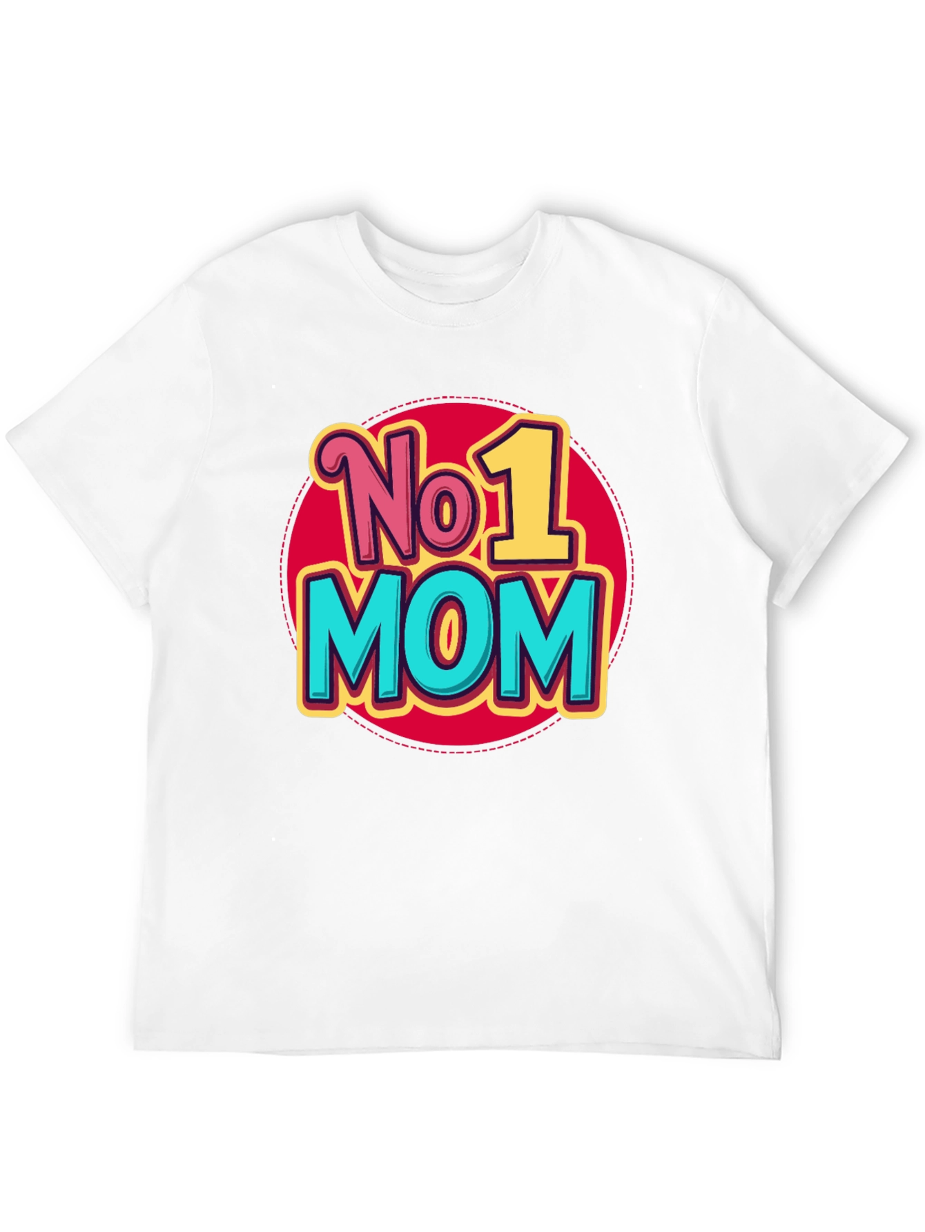 No. 1 Mom T-Shirt - Black Graphic Tee