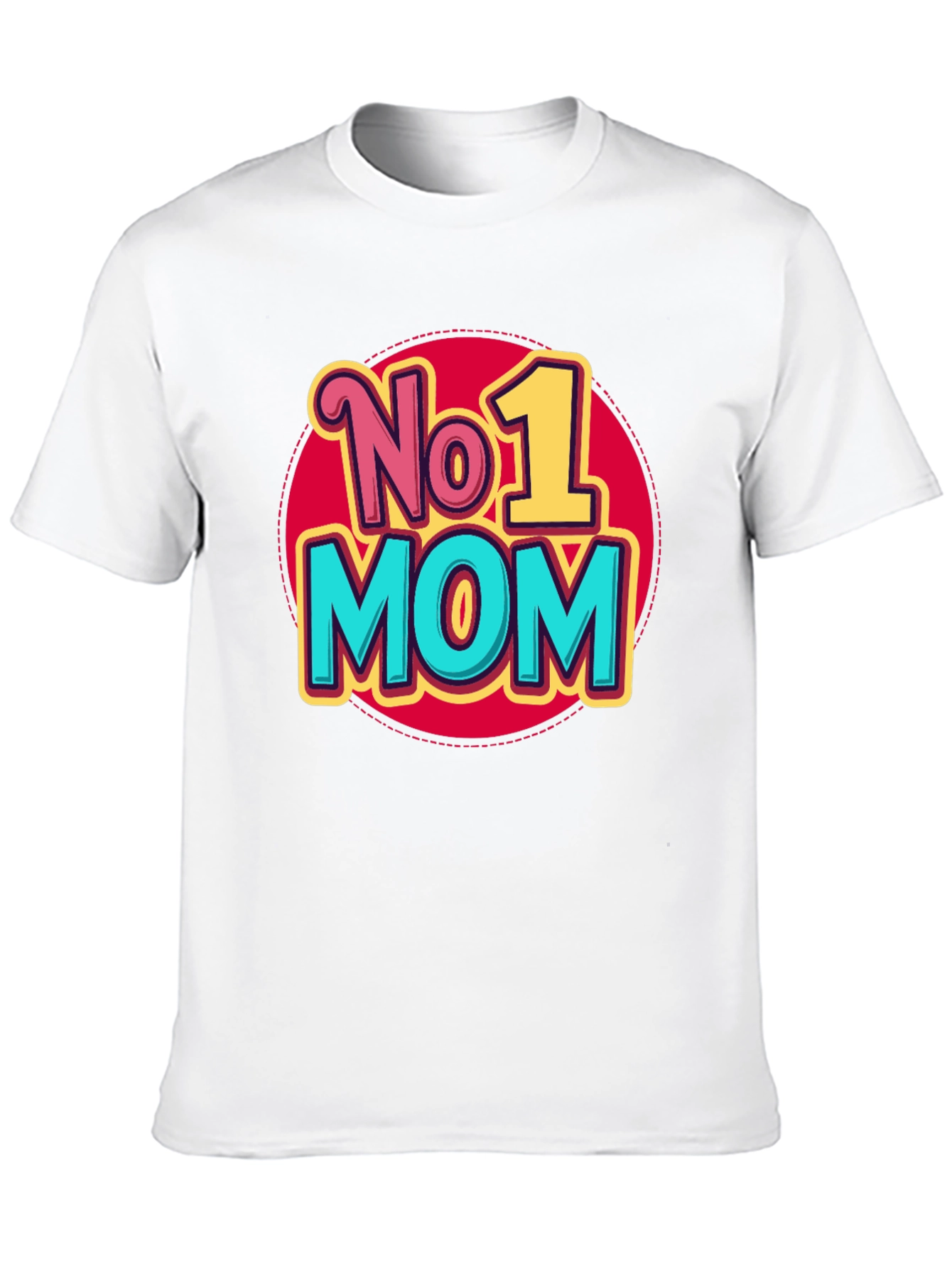 No. 1 Mom T-Shirt - Black Graphic Tee