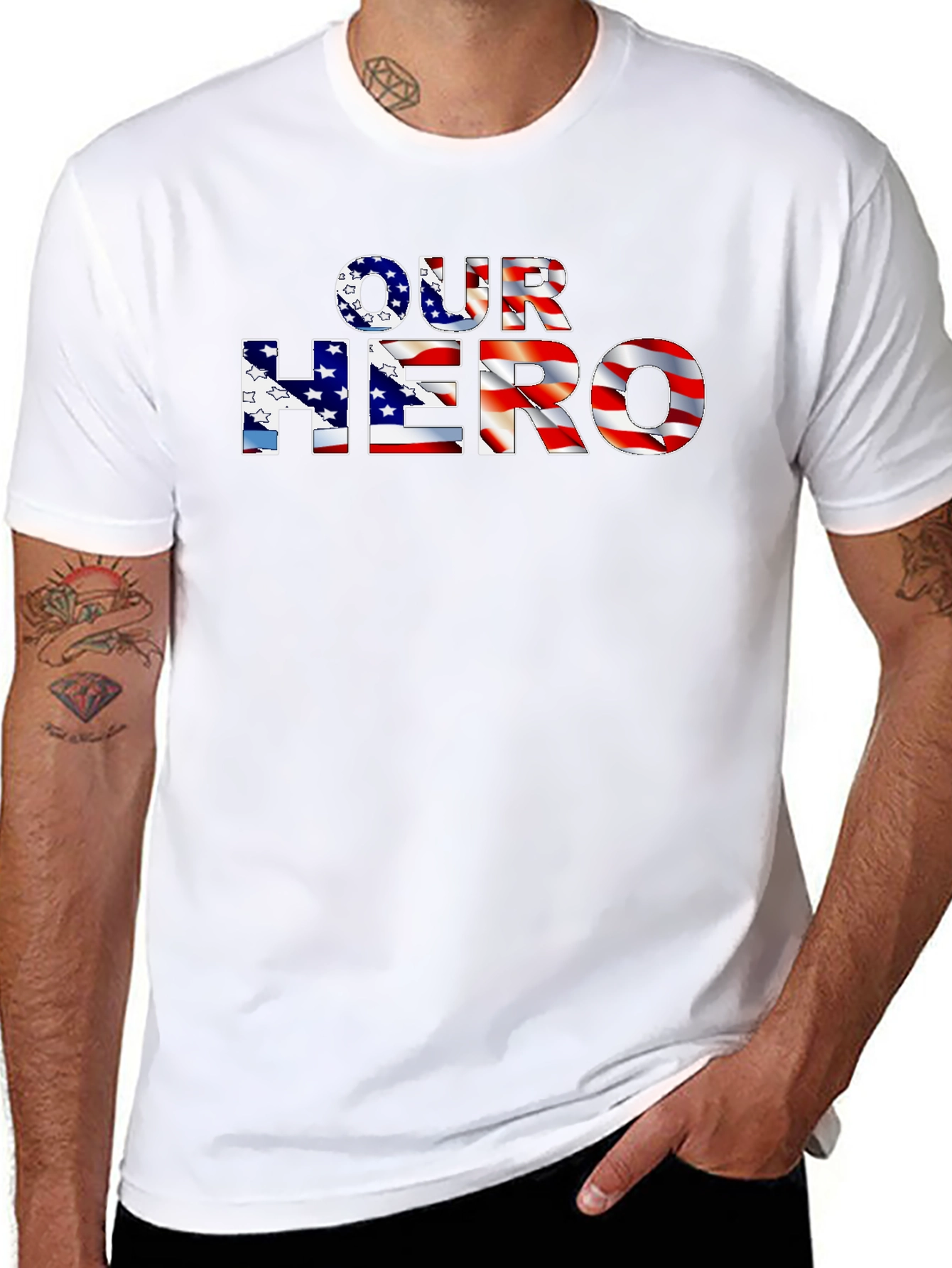Our Hero Patriotic Graphic Tee