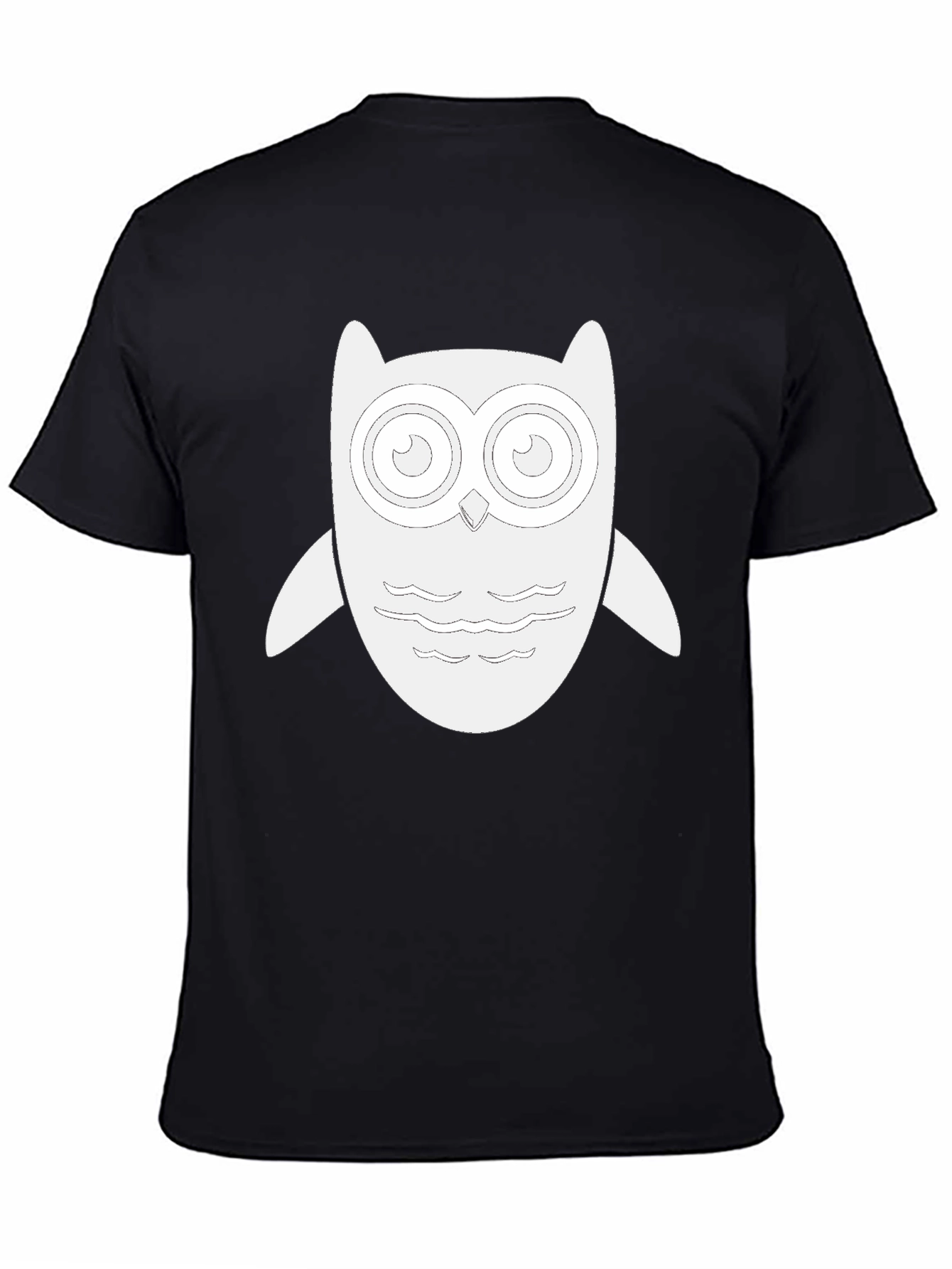 Owl Graphic Tee - Stylish Black T-Shirt