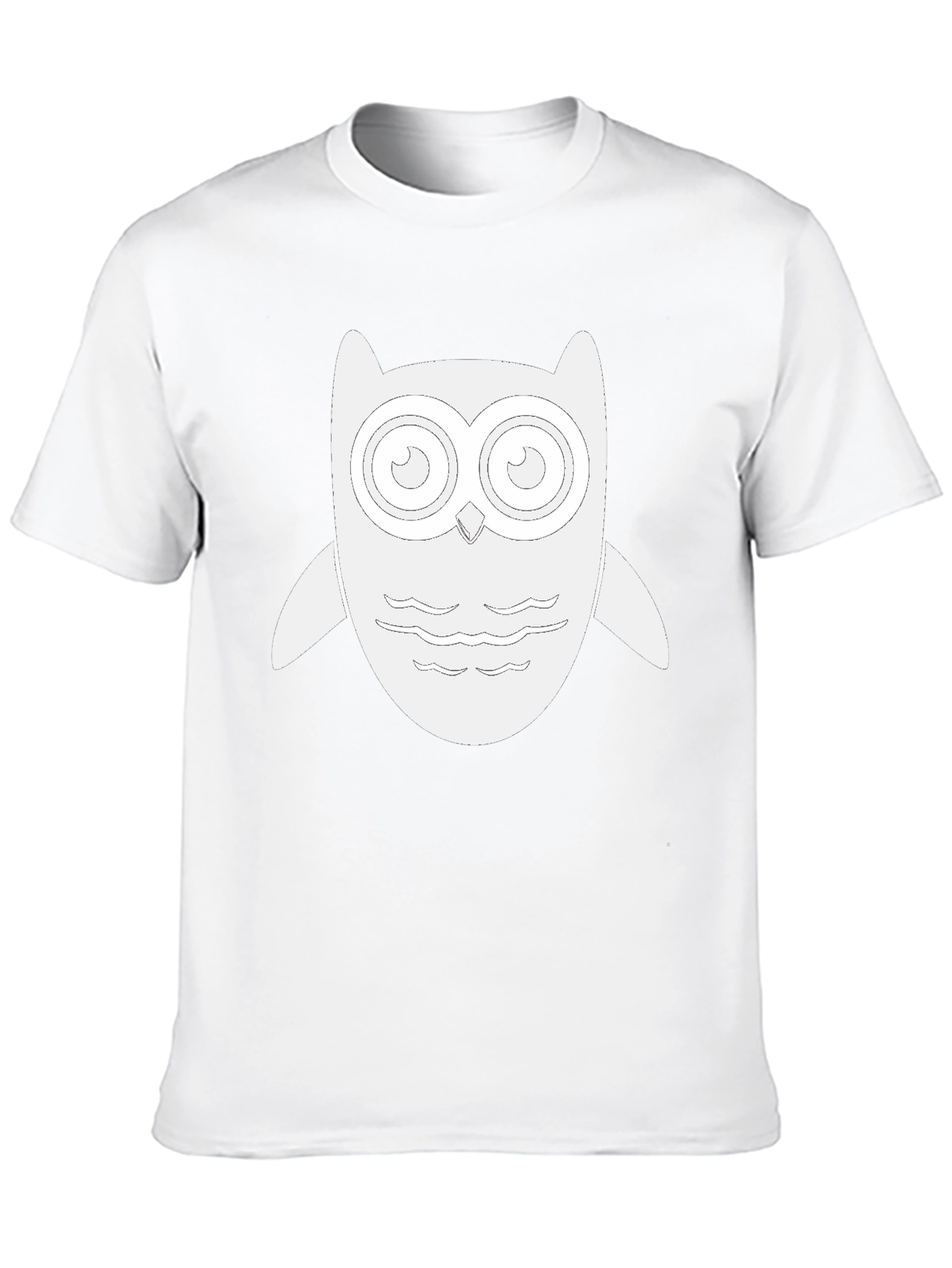 Owl Graphic Tee - Stylish Black T-Shirt