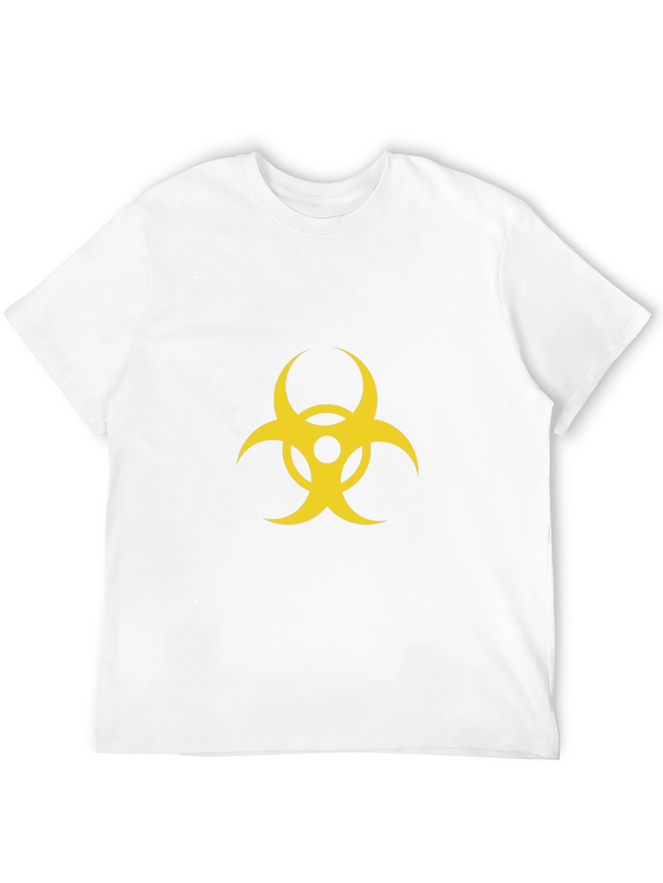 Biohazard Symbol Graphic Print Black T-Shirt