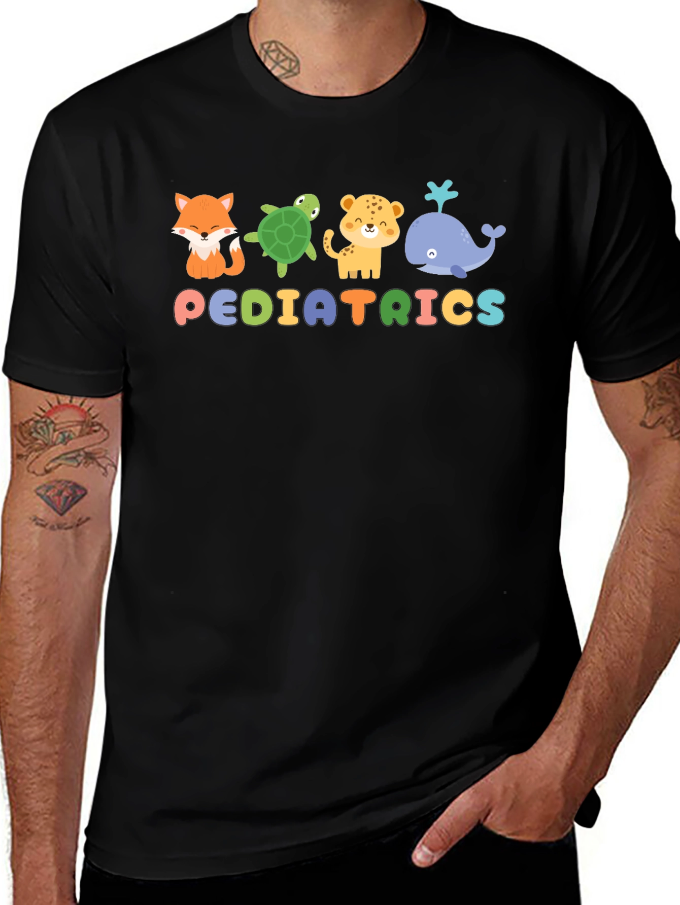 Pediatrics Animals Graphic T-Shirt