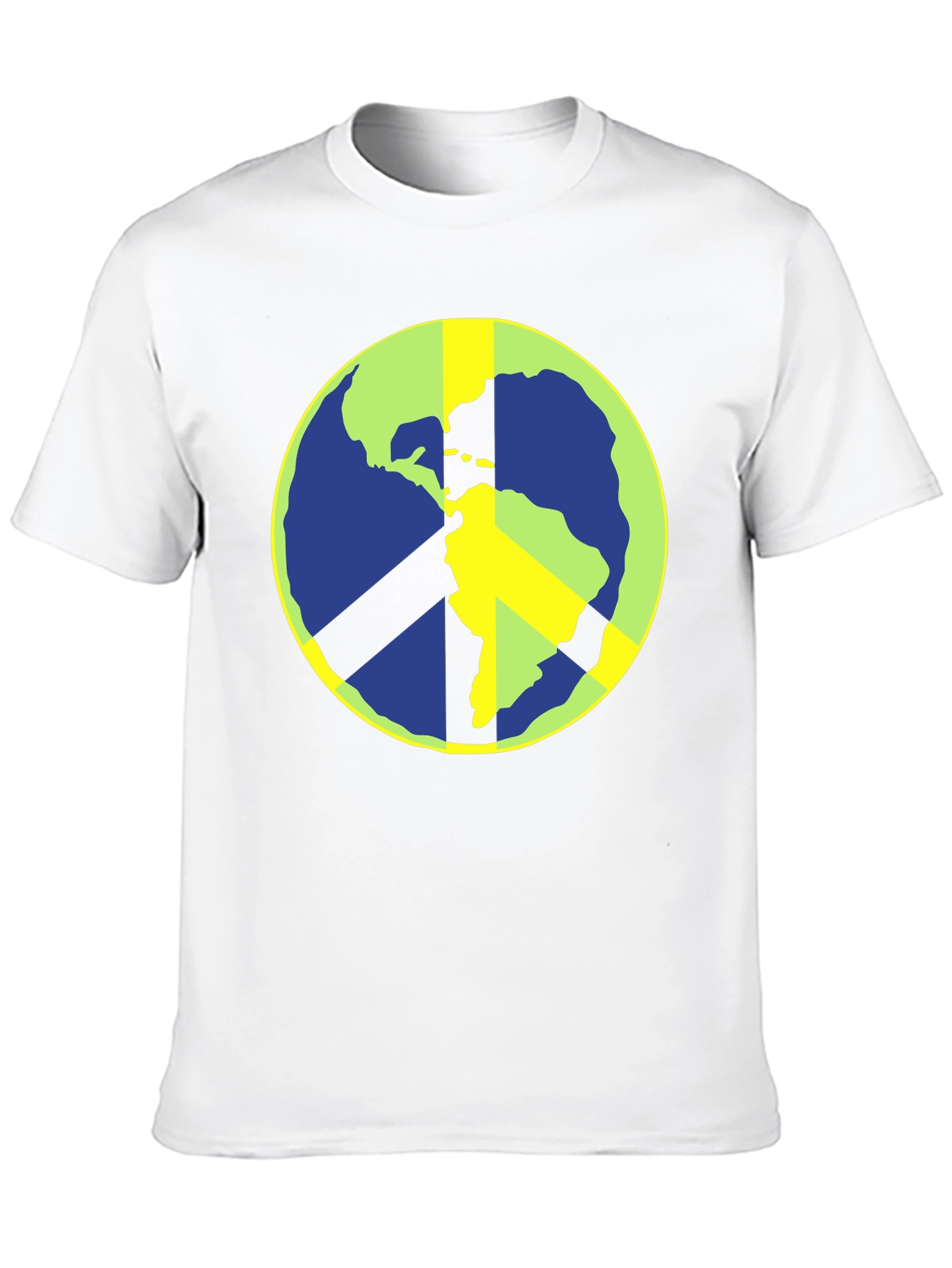 Peace Earth Graphic T-Shirt - Black