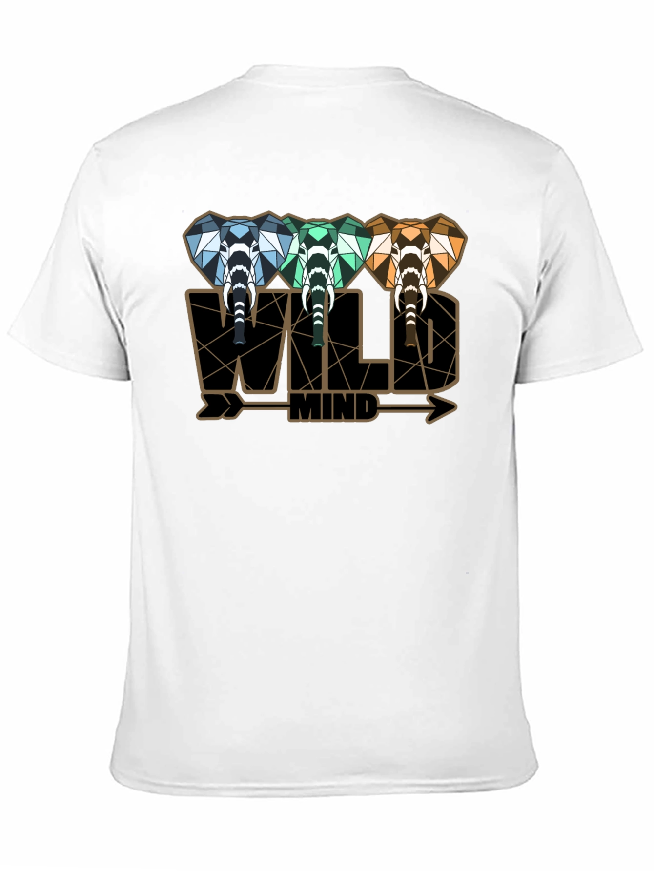 Wild Mind Elephant Graphic Tee - Stylish Mens T-Shirt