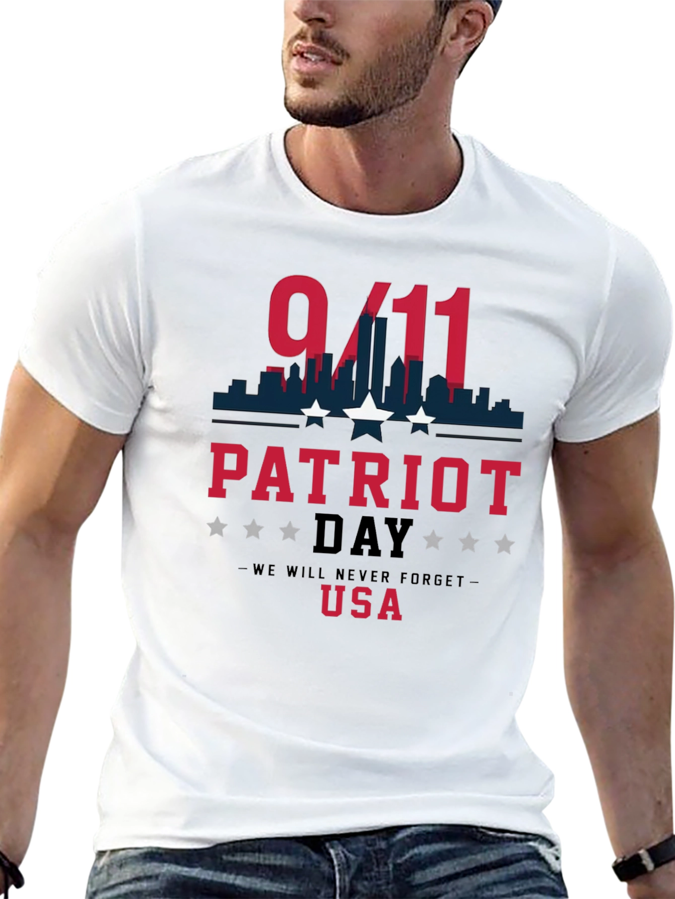 Patriot Day 9/11 Never Forget T-Shirt