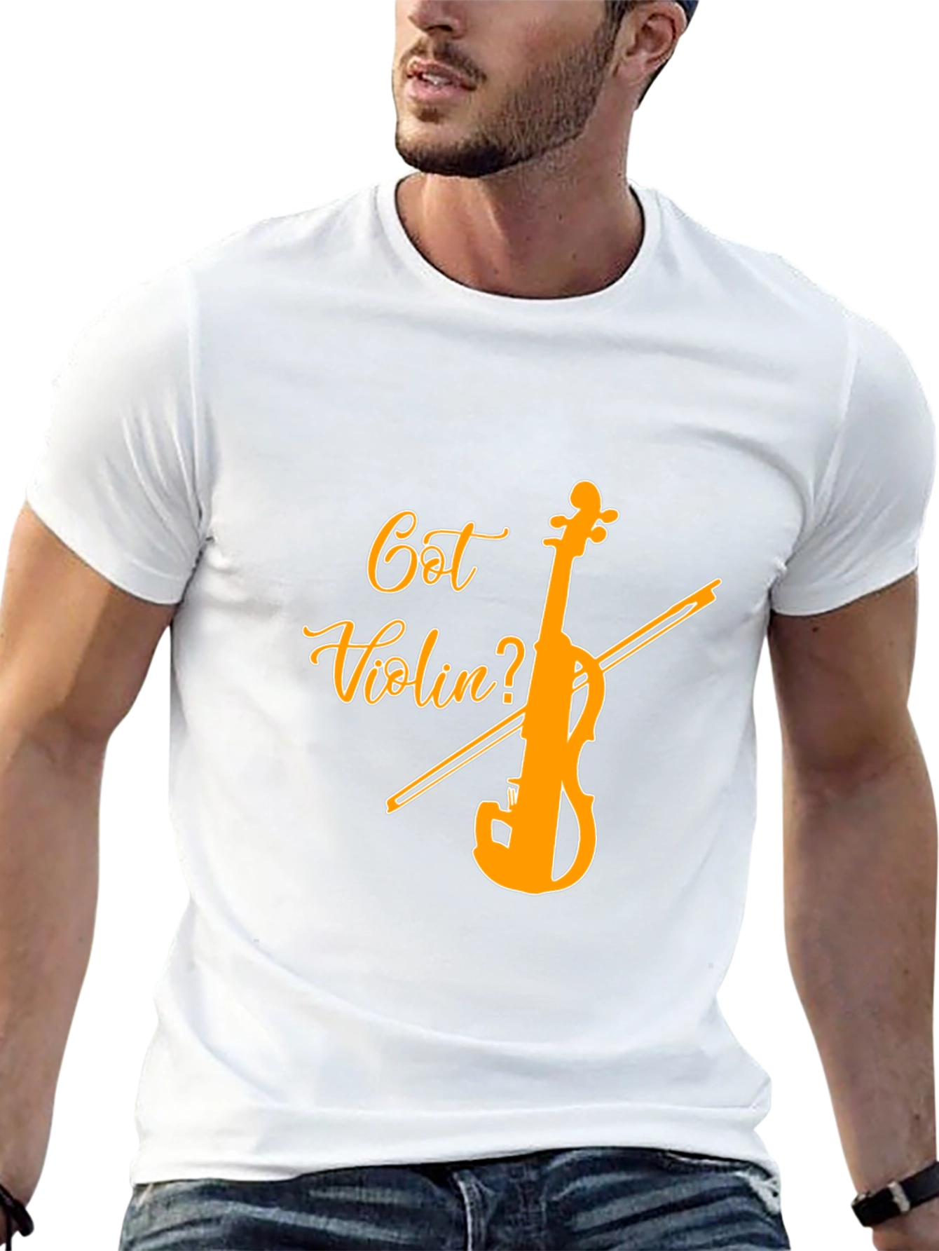 Got Violin? Black Graphic Tee - Music Lover