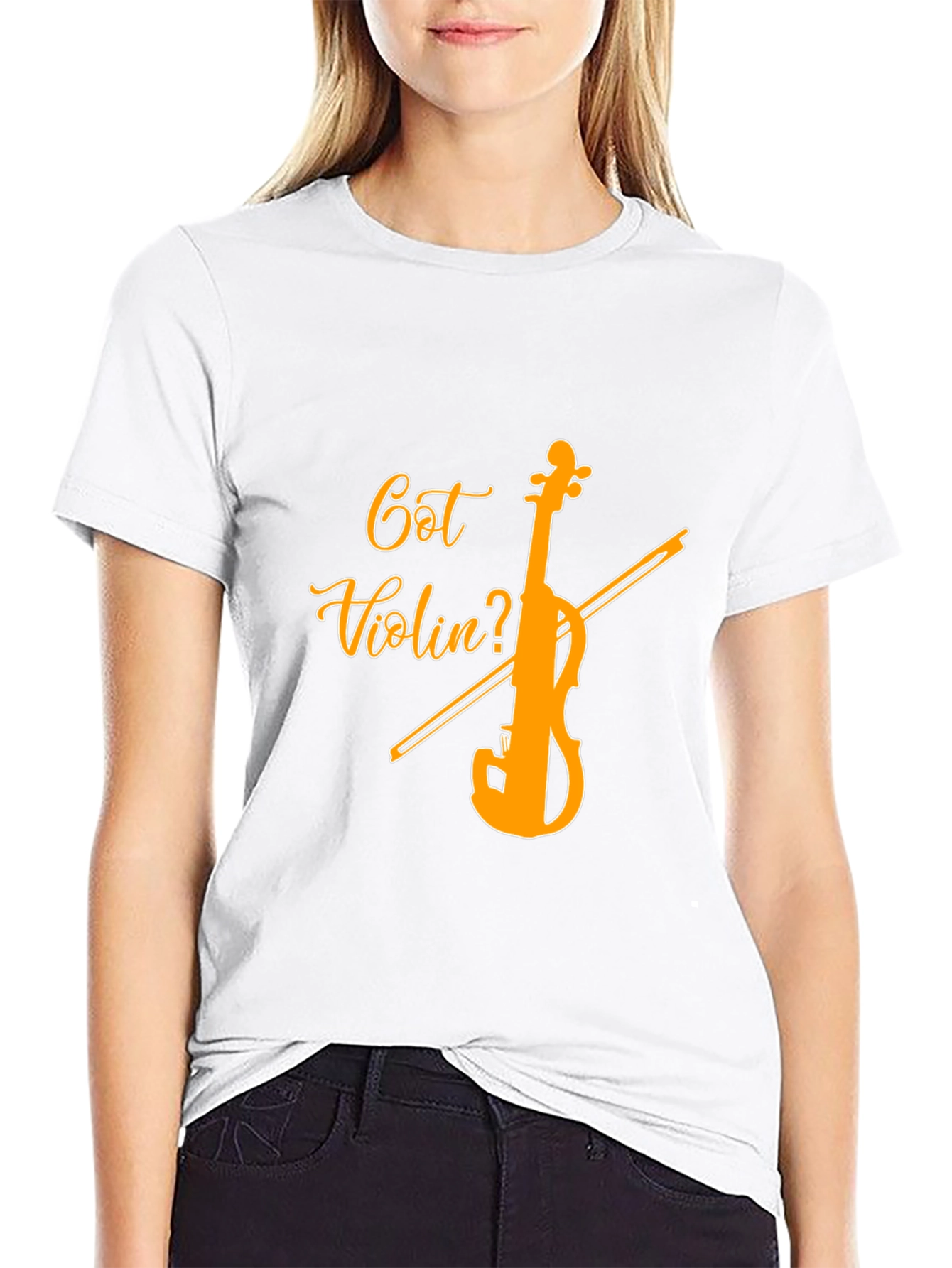 Got Violin? Black Graphic Tee - Music Lover