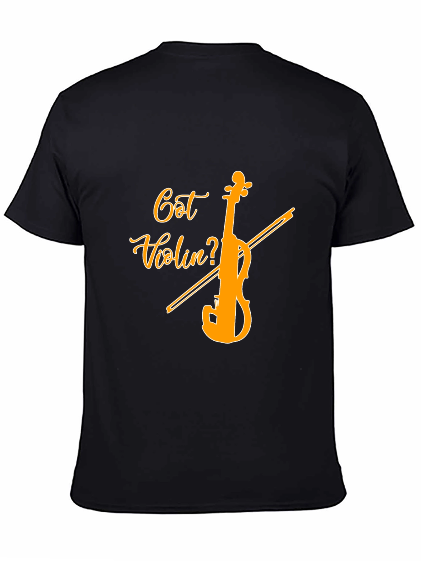 Got Violin? Black Graphic Tee - Music Lover