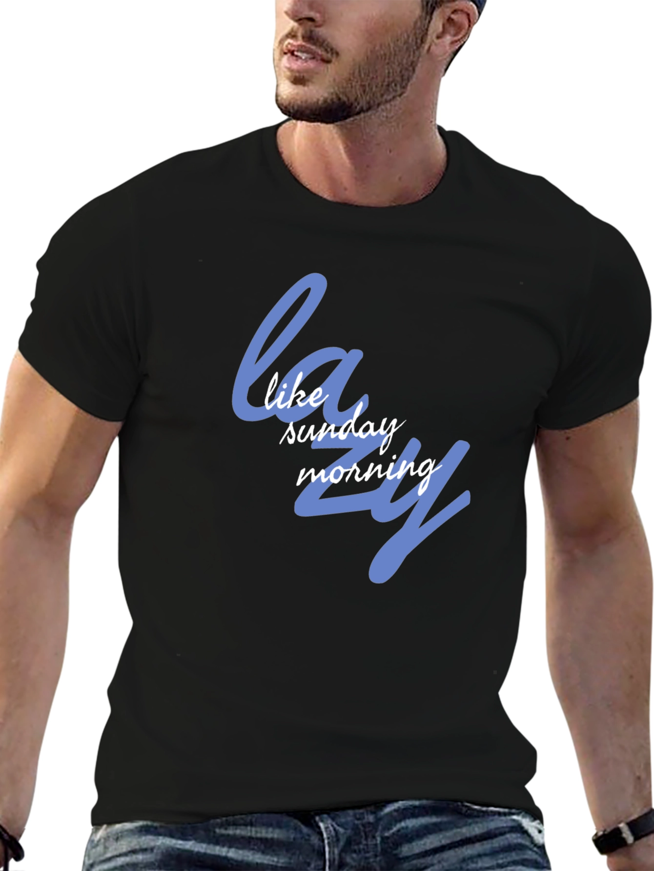 Lazy Sunday Morning Graphic T-Shirt