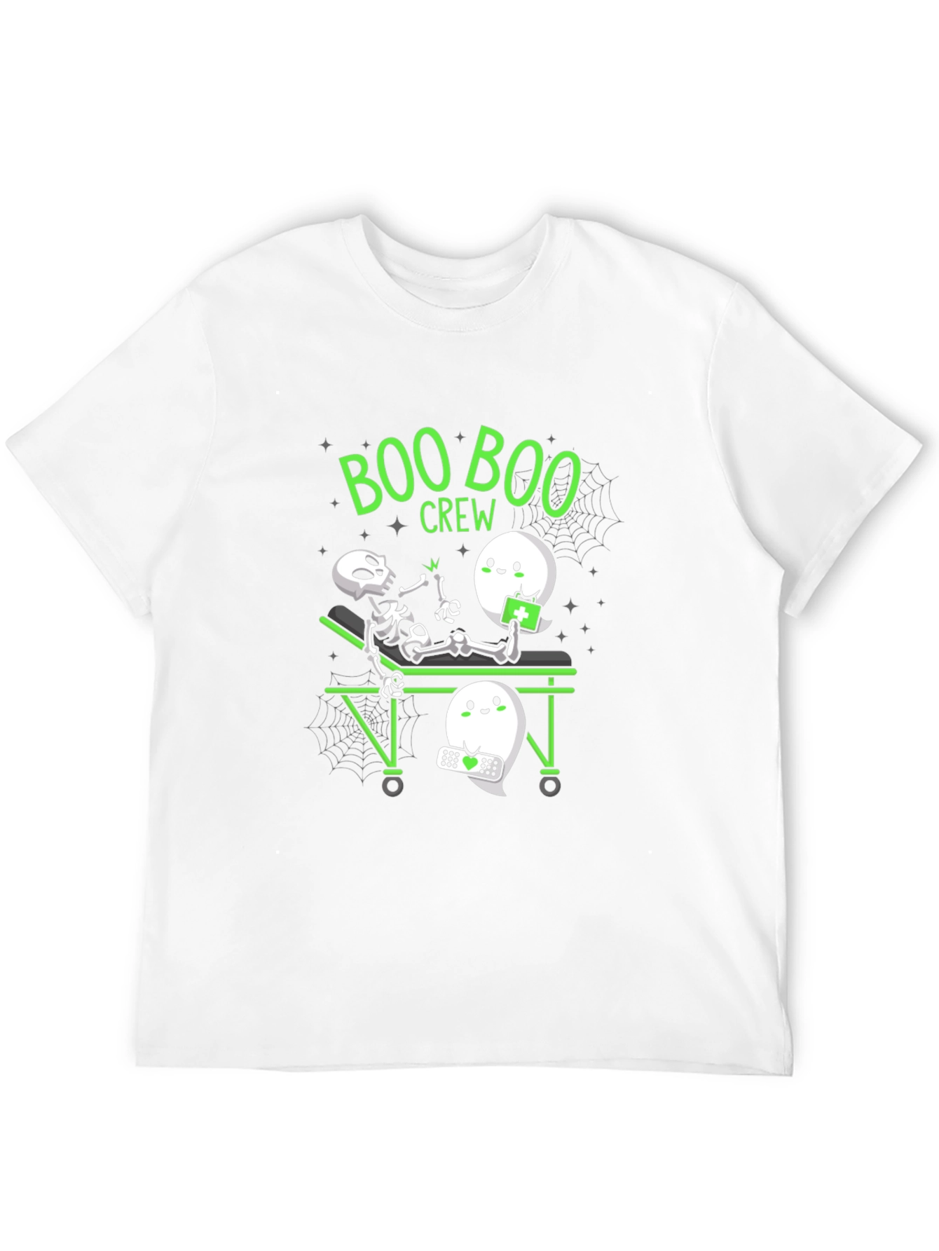 Boo Boo Crew Black Graphic T-Shirt
