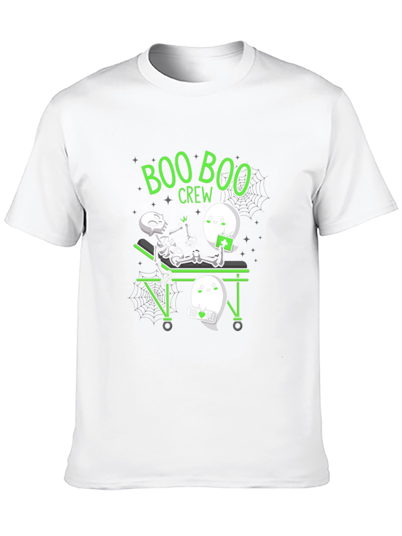 Boo Boo Crew Black Graphic T-Shirt