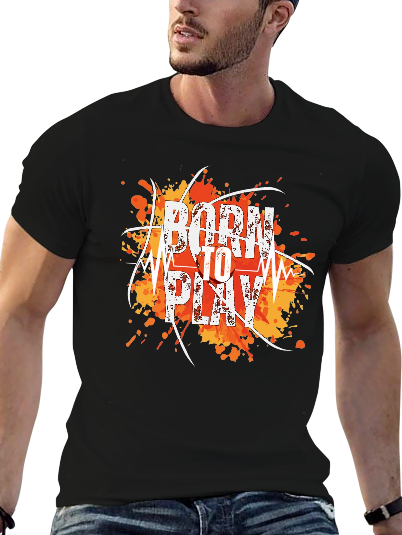 Born To Play Graphic Tee