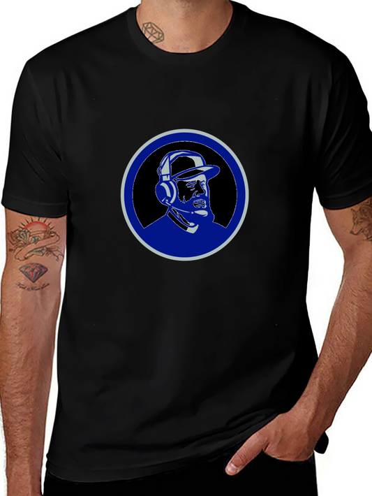 DJ Portrait Graphic Tee - Black