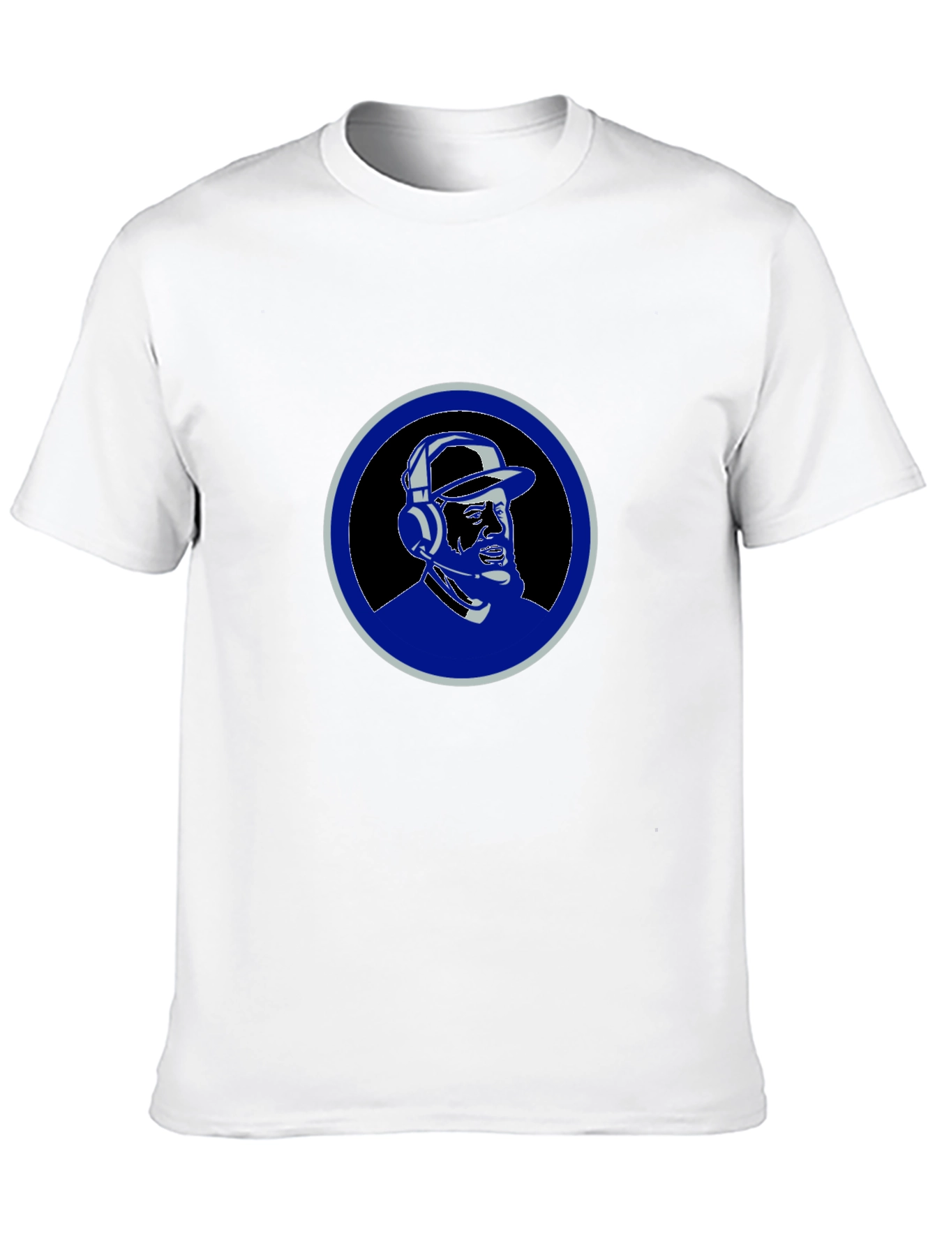 DJ Portrait Graphic Tee - Black