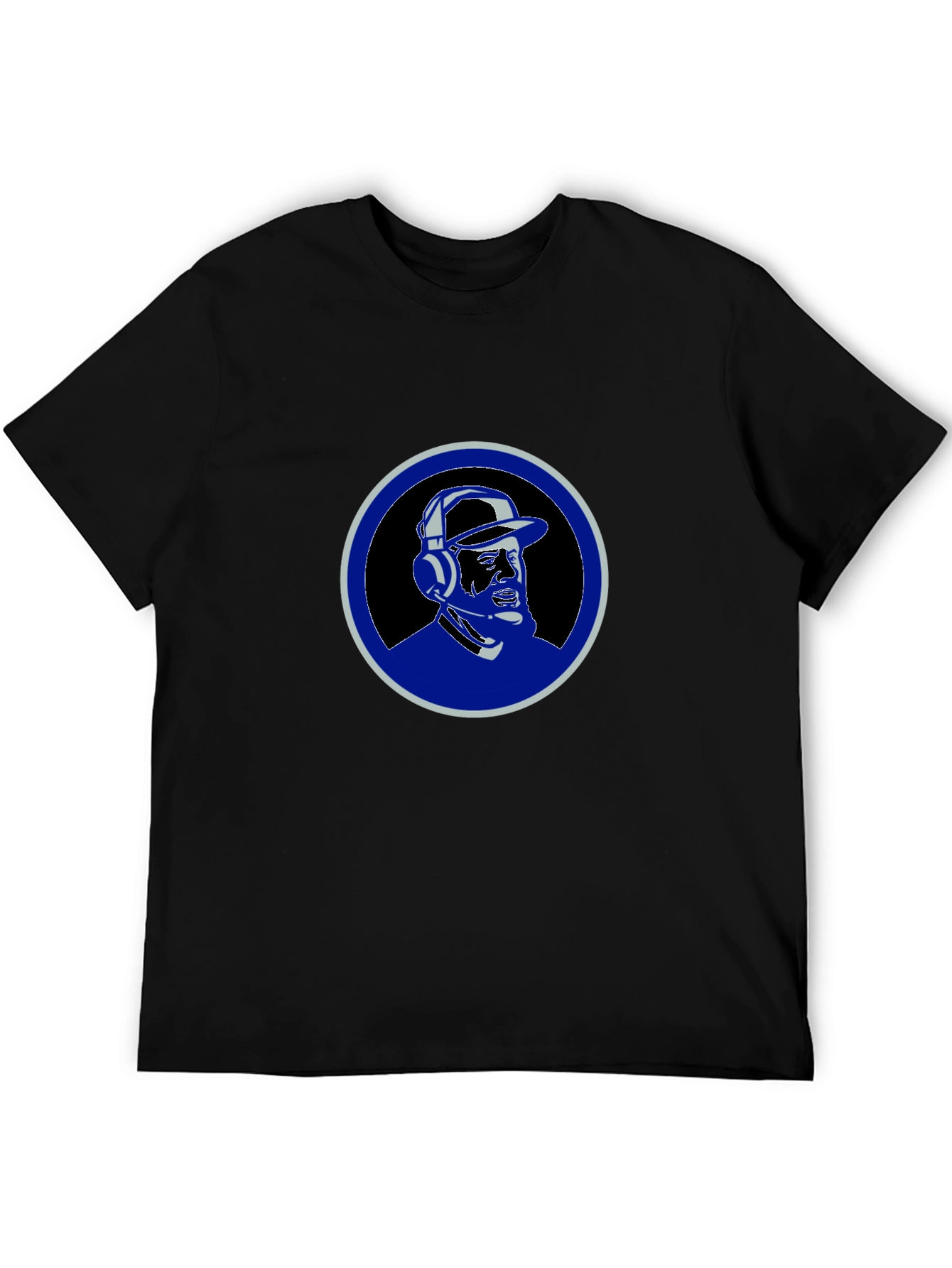 DJ Portrait Graphic Tee - Black
