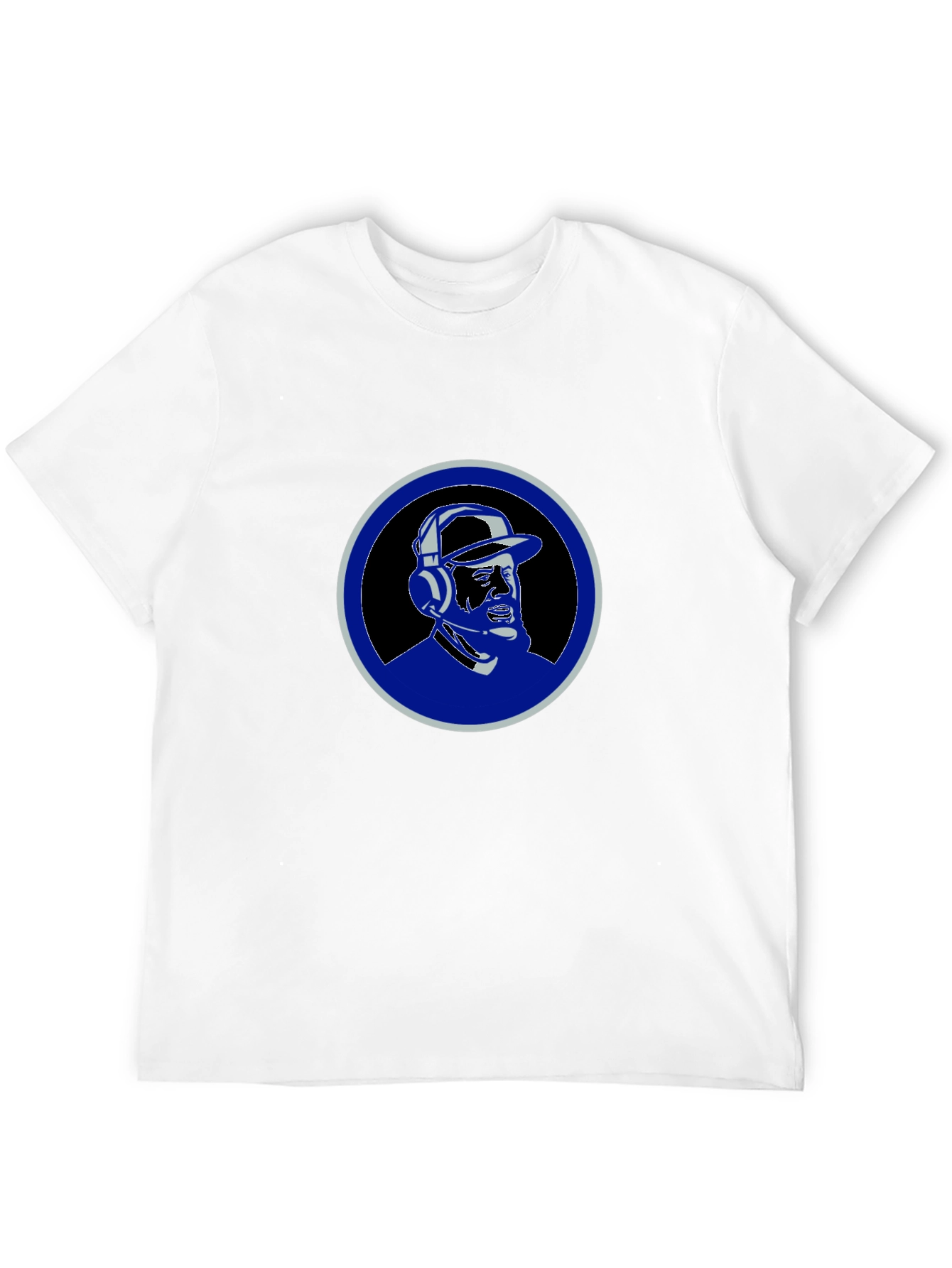 DJ Portrait Graphic Tee - Black