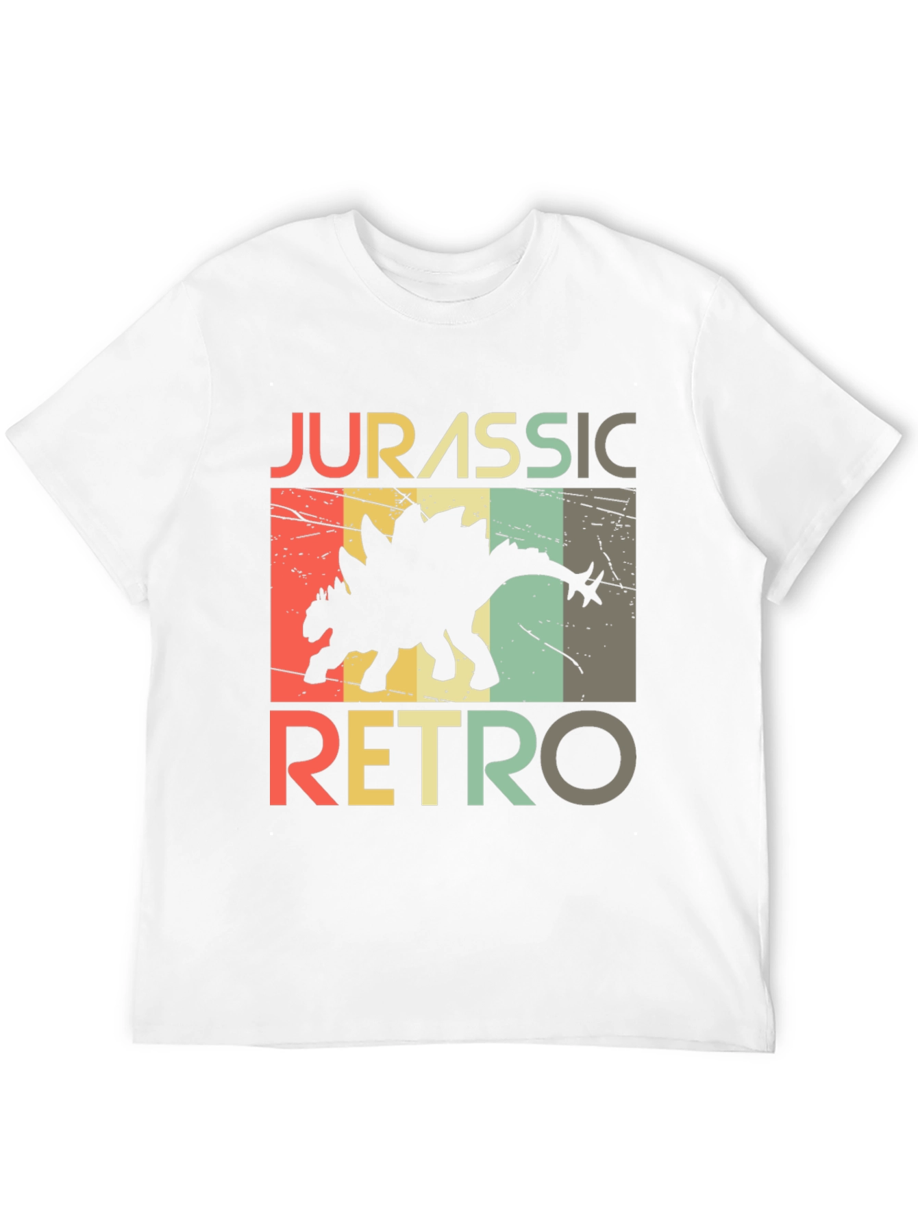 Jurassic Retro Dinosaur Graphic T-Shirt