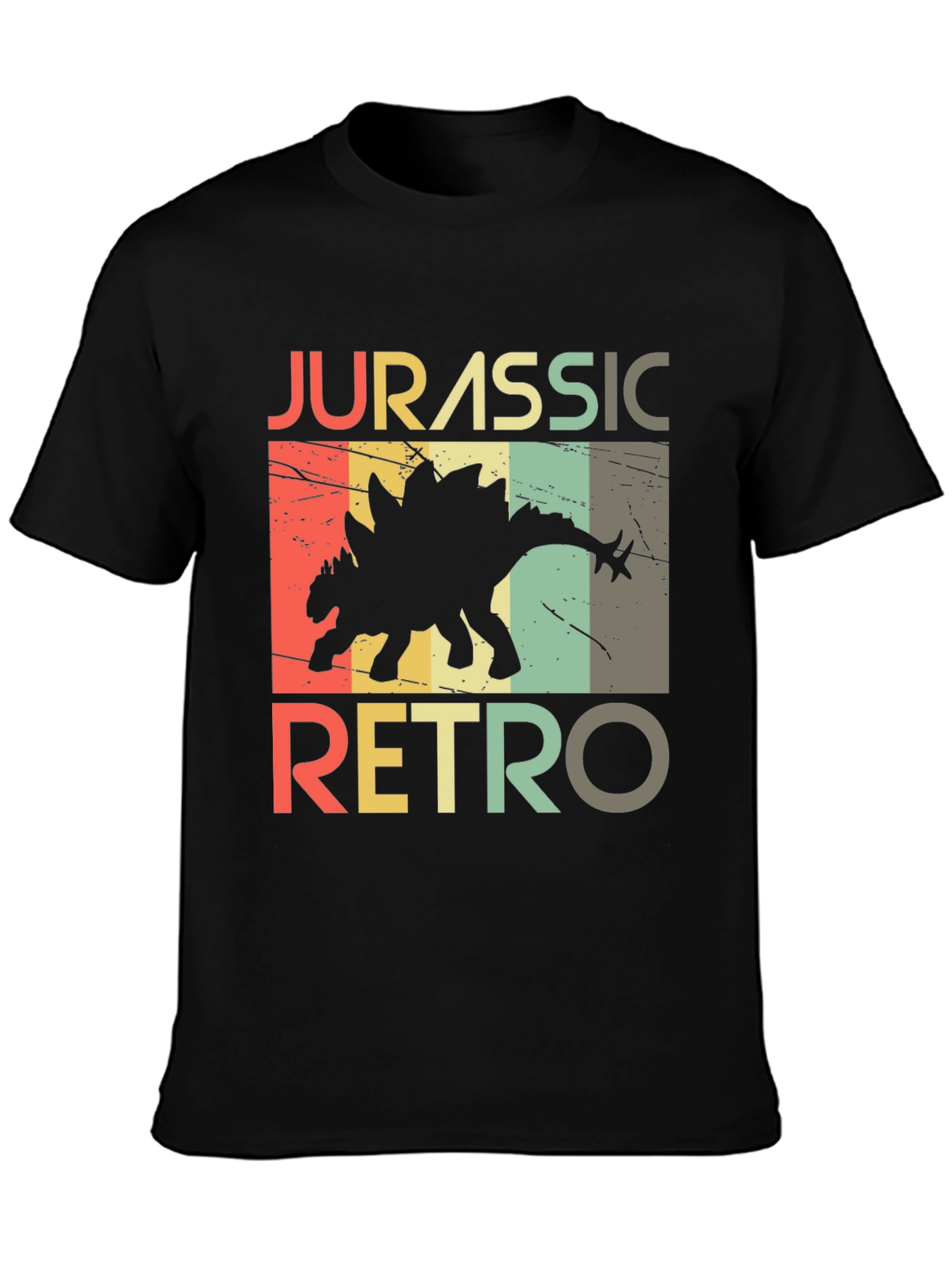 Jurassic Retro Dinosaur Graphic T-Shirt