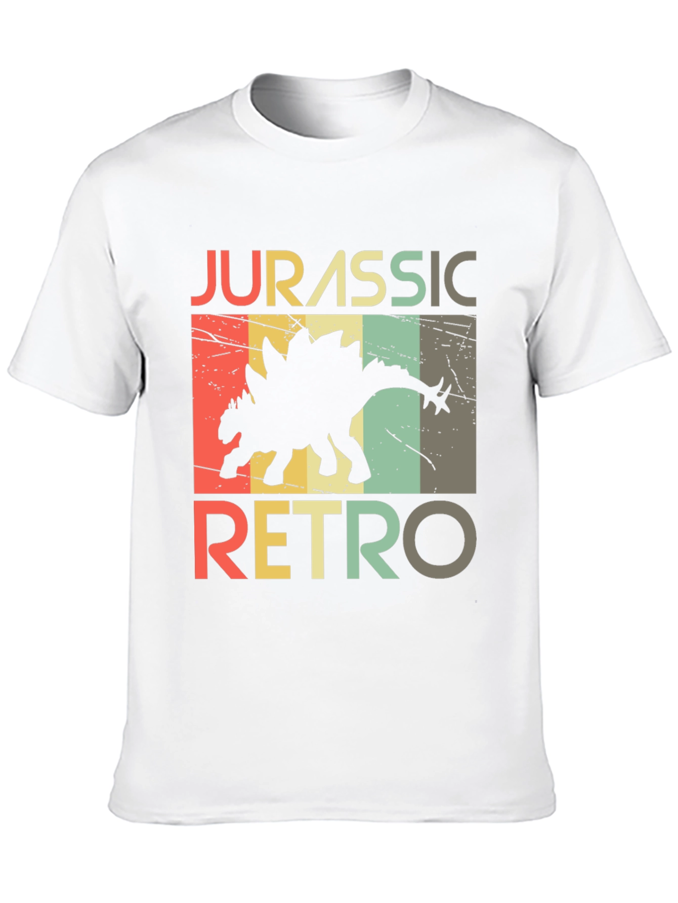 Jurassic Retro Dinosaur Graphic T-Shirt