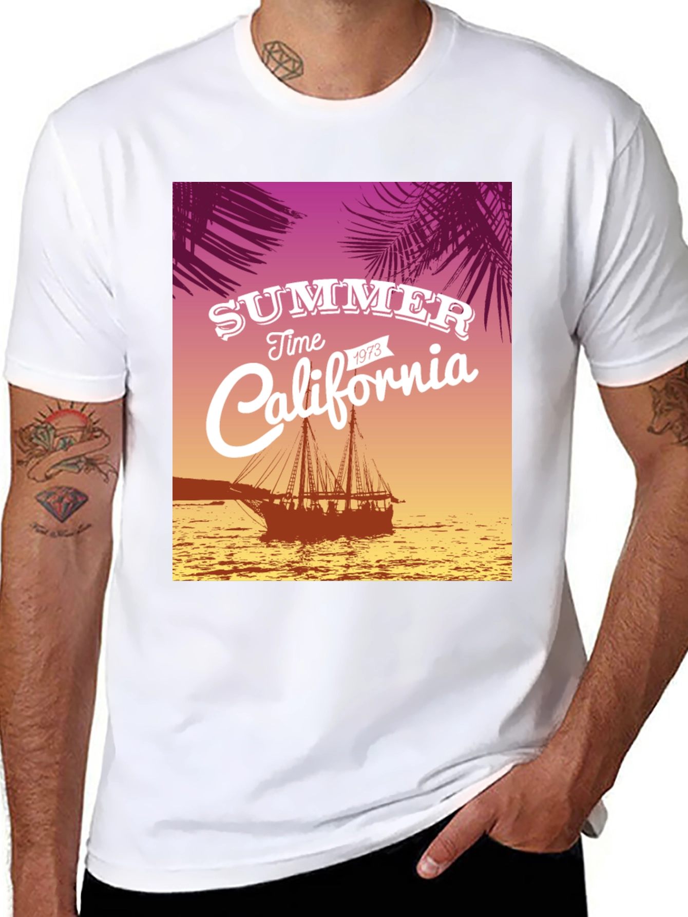 Summer Time California Tee
