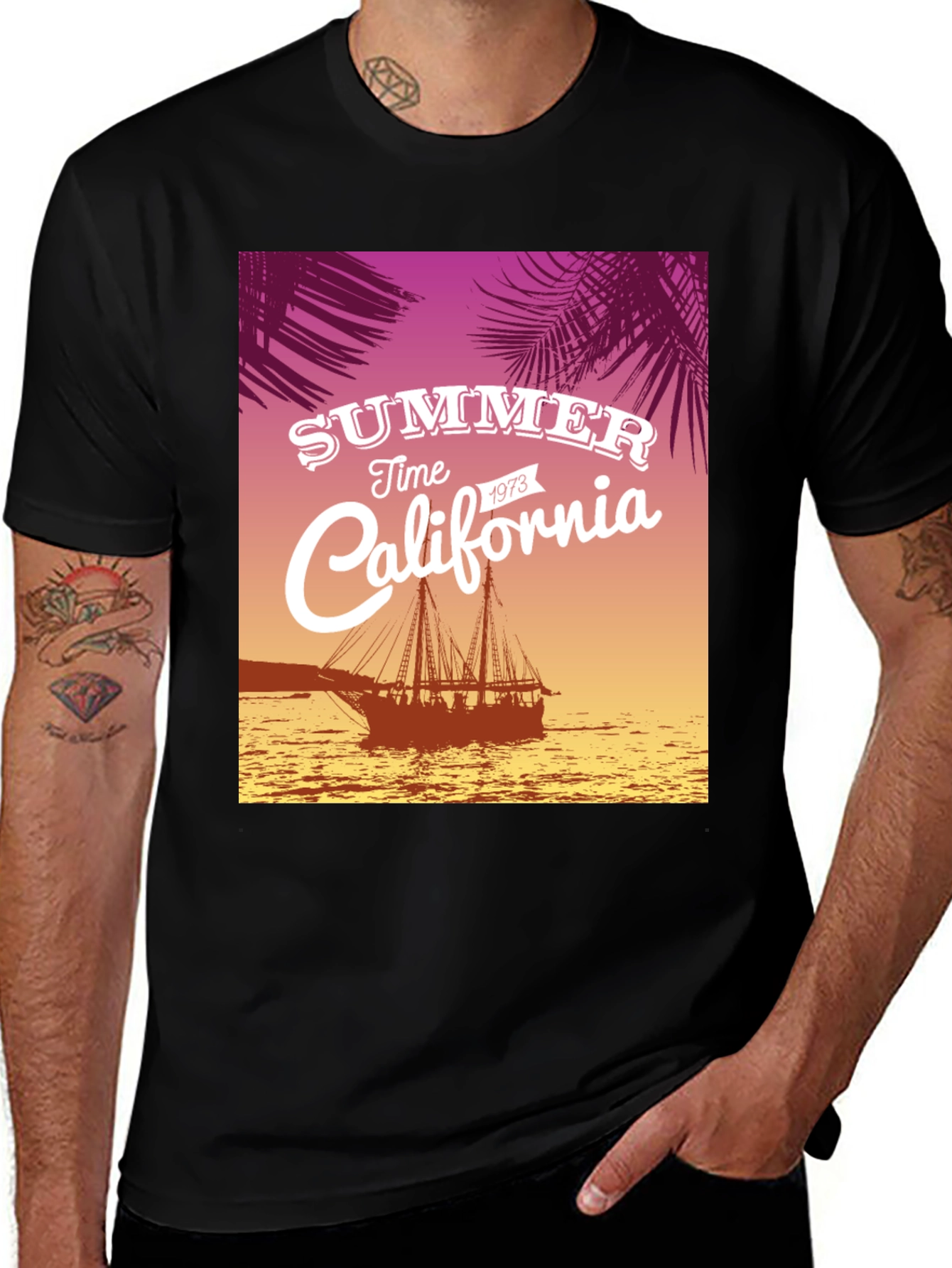 Summer Time California Tee