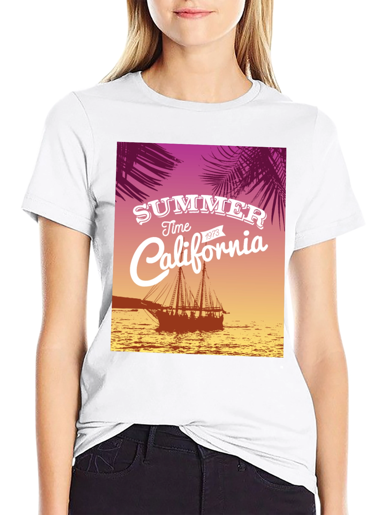 Summer Time California Tee