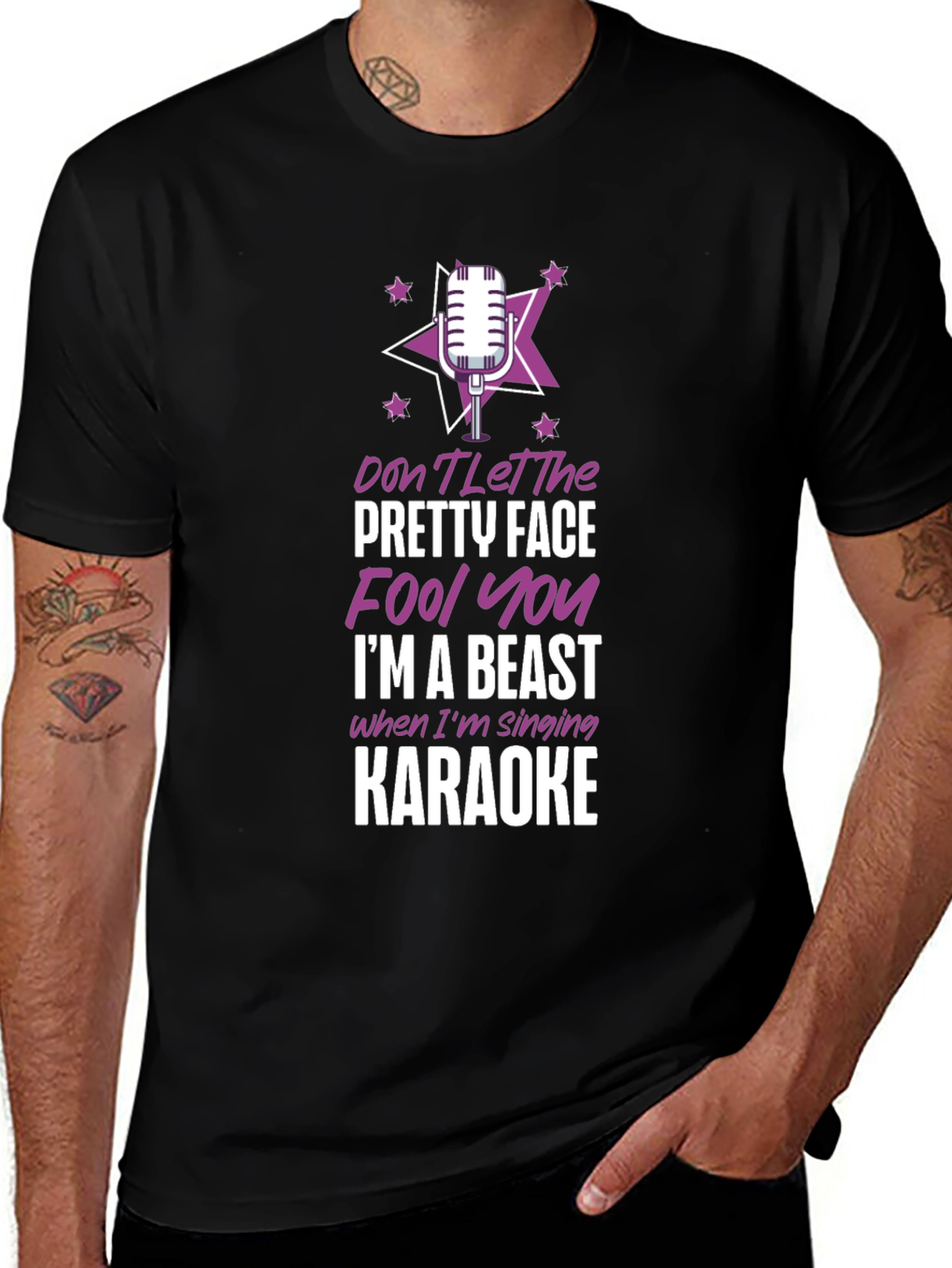 Karaoke Beast T-Shirt - Funny Singing Tee